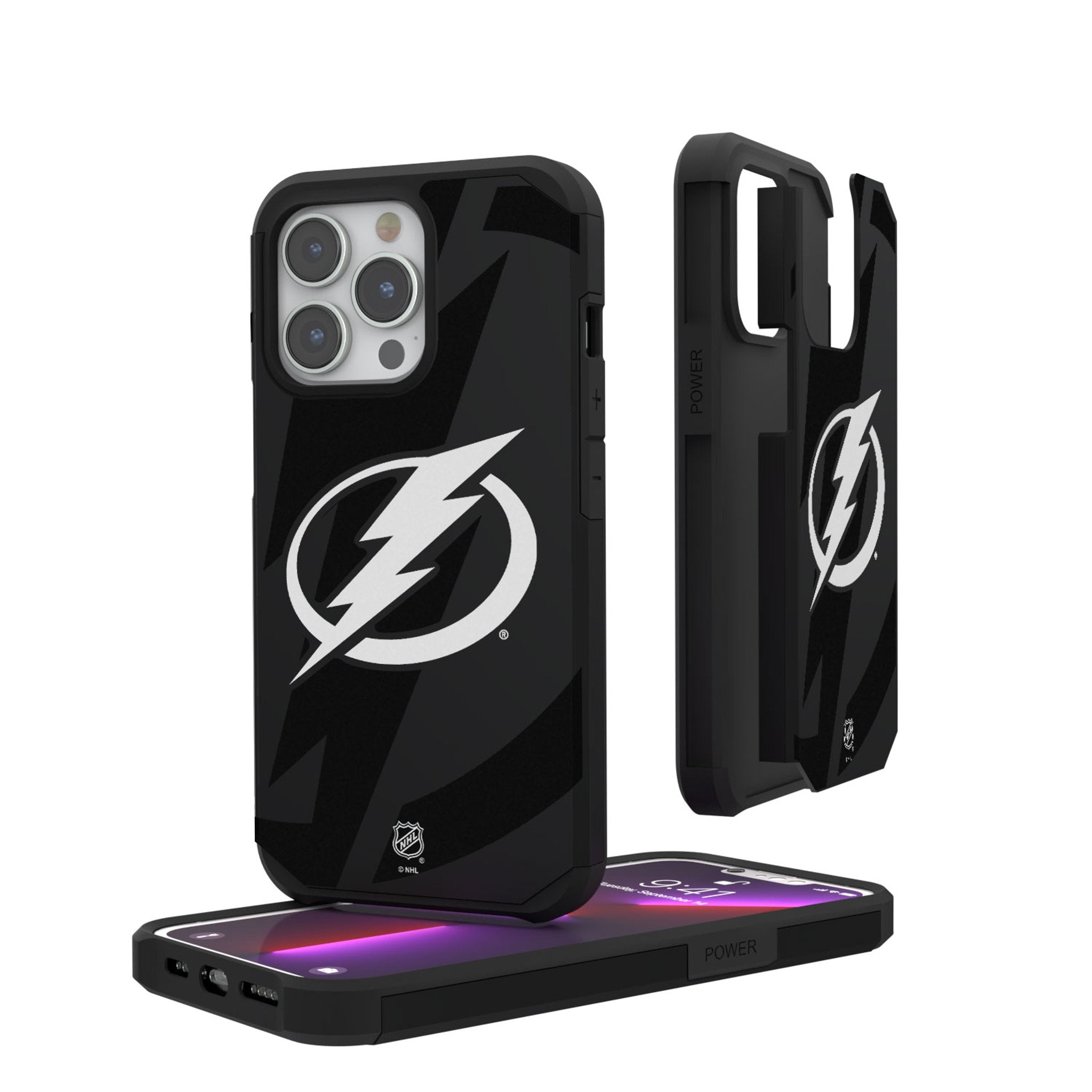 Tampa Bay Lightning Monocolor Tilt Rugged Phone Case