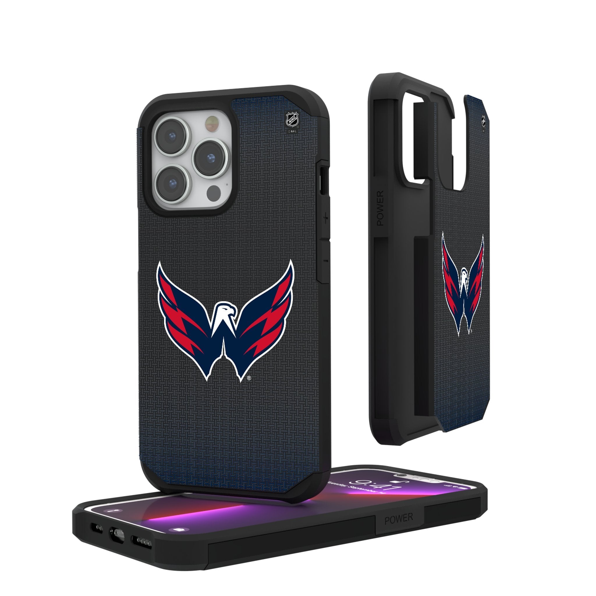 Washington Capitals Linen Rugged Phone Case