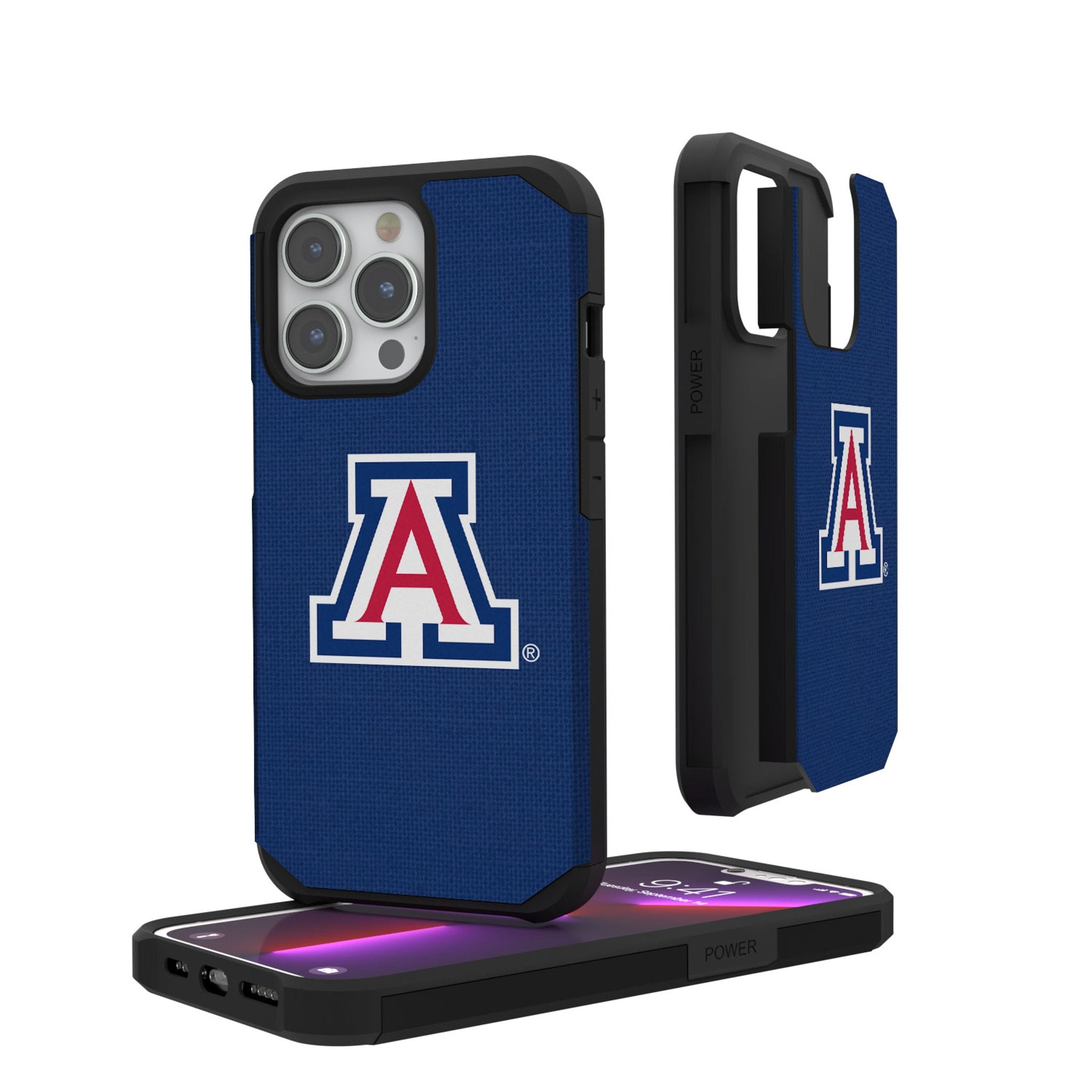 University of Arizona Wildcats Solid Rugged Phone Case 1