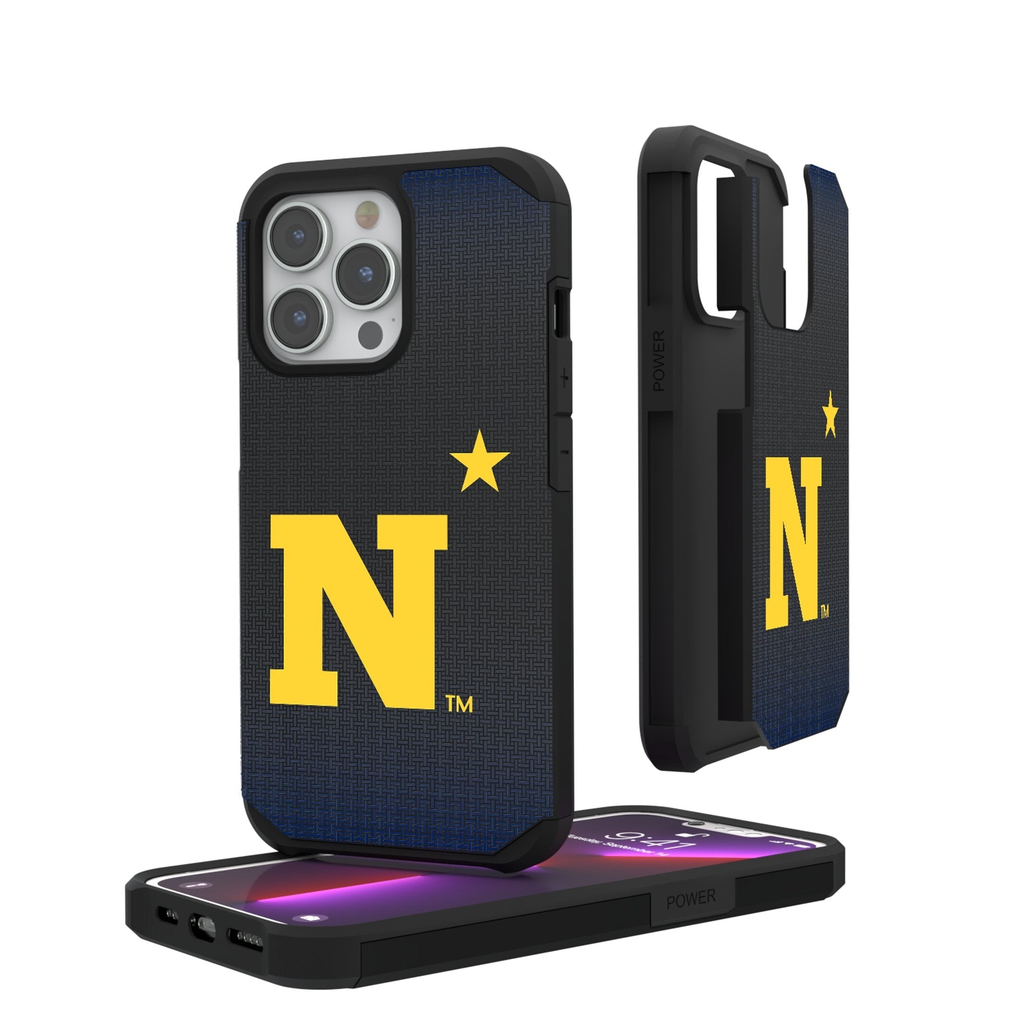 United State Naval Academy Midshipmen Linen Rugged Phone Case 1