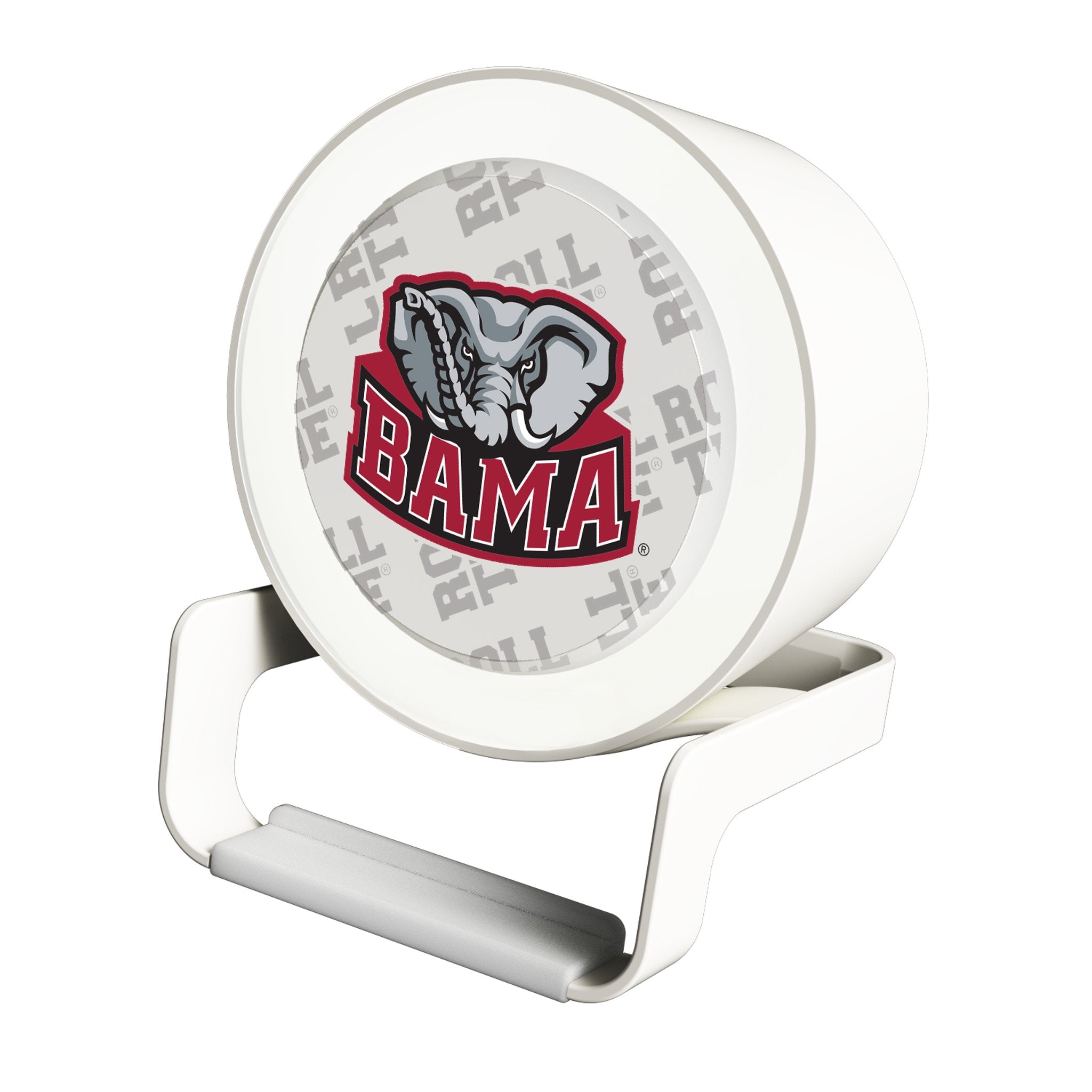 University of Alabama Crimson Tide Script A Quadtile Night Light Charger and Bluetooth Speaker 1