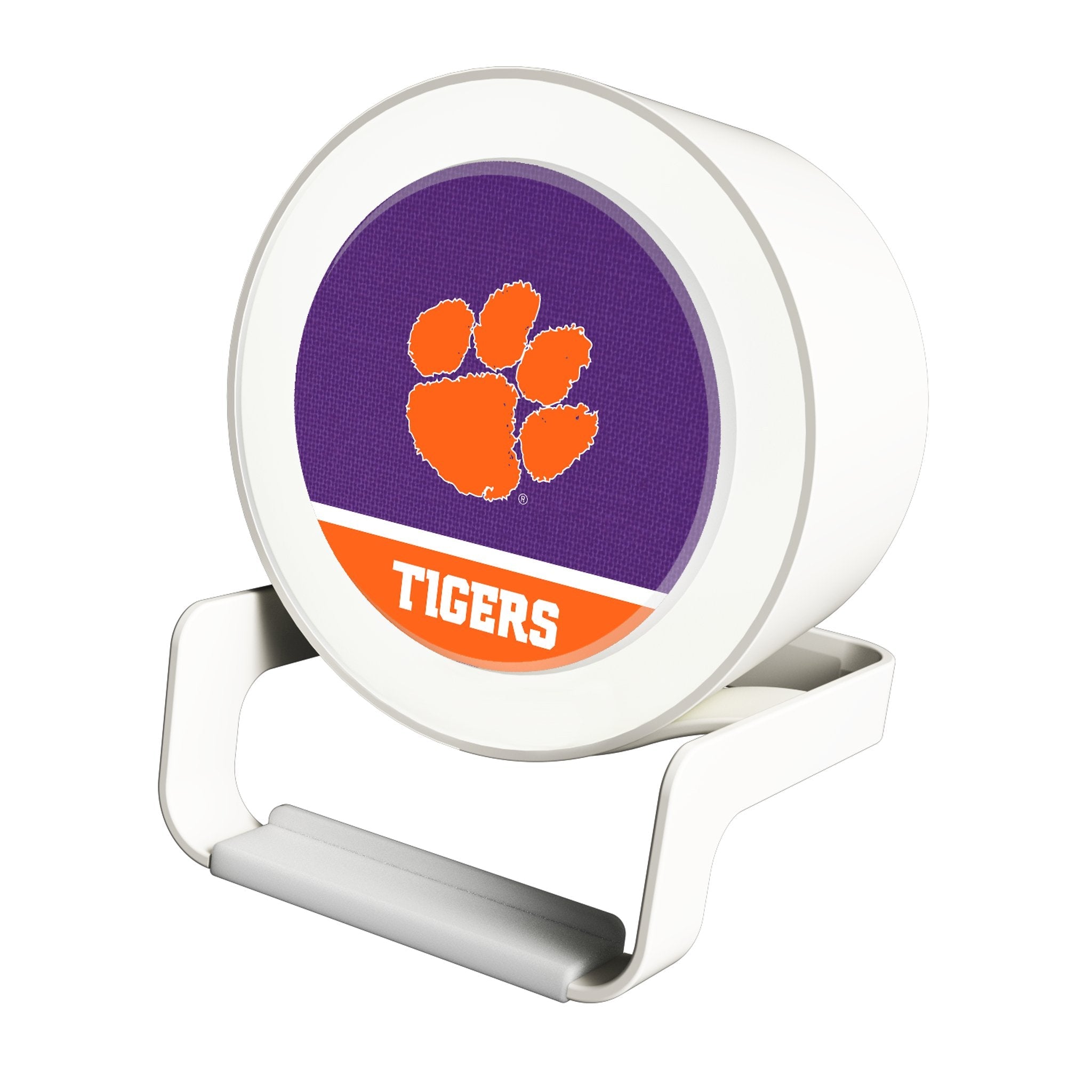 Clemson University Tigers Endzone Solid Night Light Charger and Bluetooth Speaker