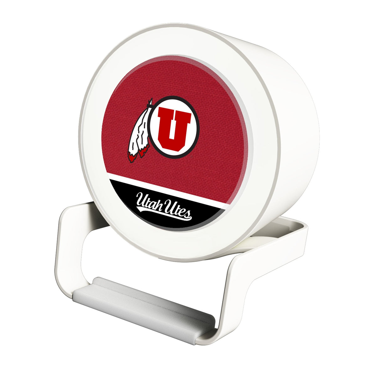 University of Utah Utes Endzone Solid Night Light Charger and Bluetooth Speaker