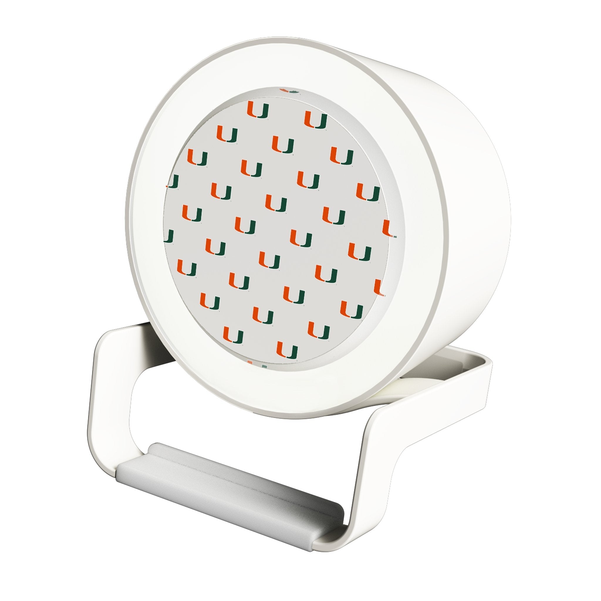 University of Miami Hurricanes Fashion Pattern Night Light Charger and Bluetooth Speaker 1