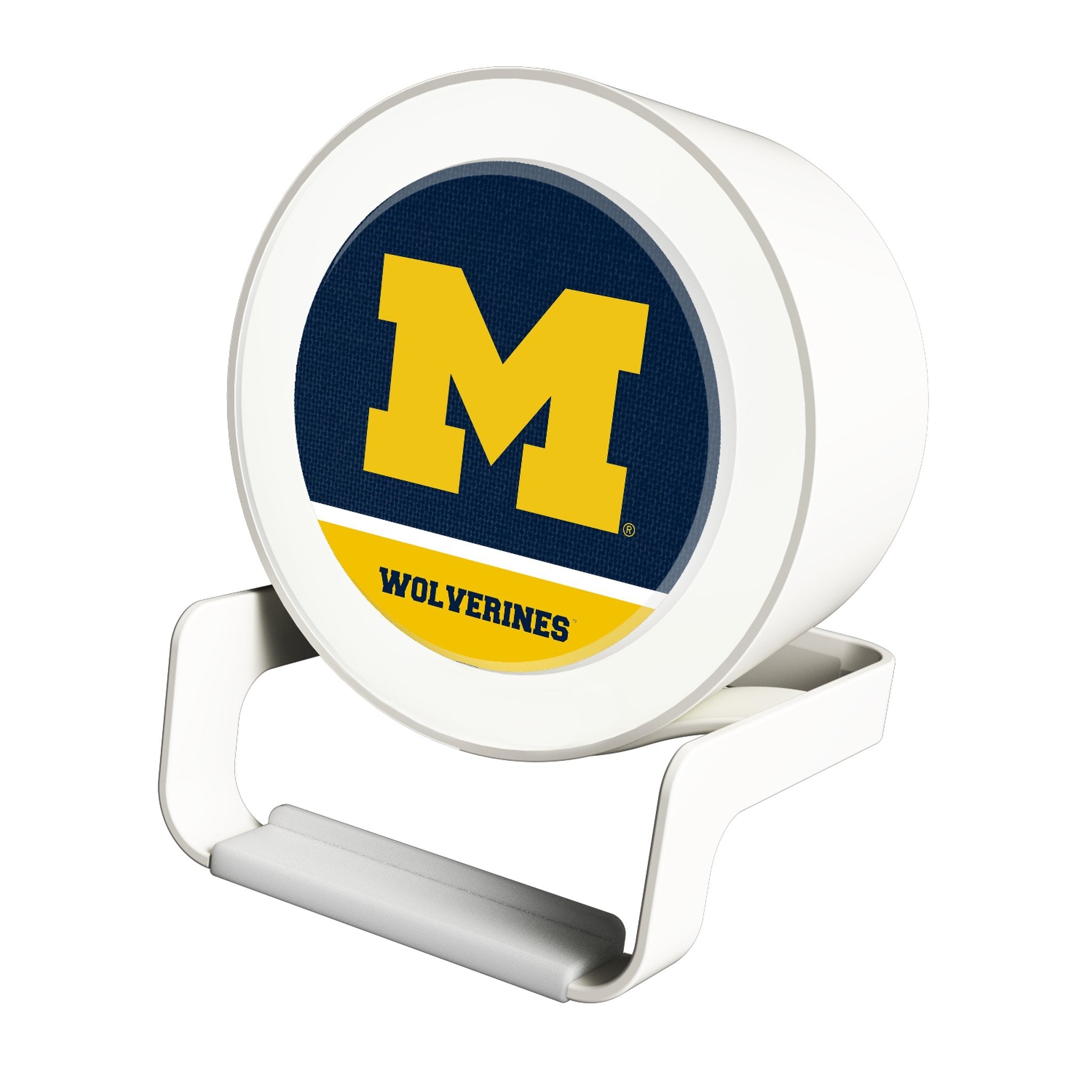 University of Michigan Wolverines Endzone Solid Night Light Charger and Bluetooth Speaker
