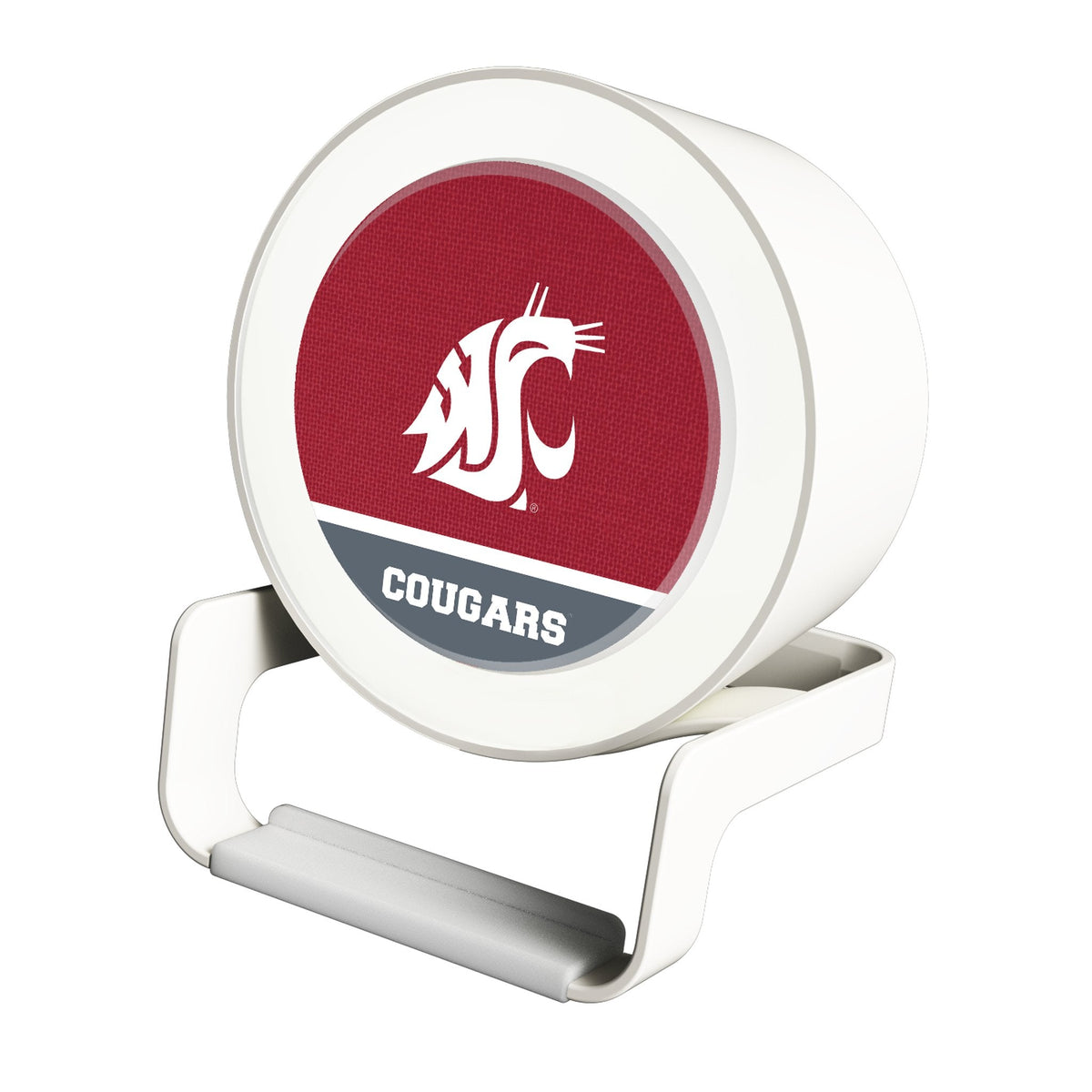 Washington State University Cougars Endzone Solid Night Light Charger and Bluetooth Speaker 1