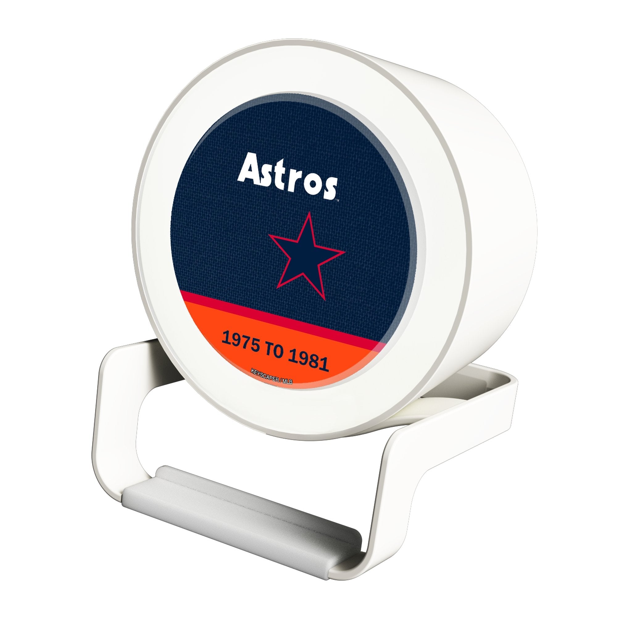 Houston Astros 1975-1981 - Cooperstown Collection Endzone Solid Night Light Charger and Bluetooth Speaker 1