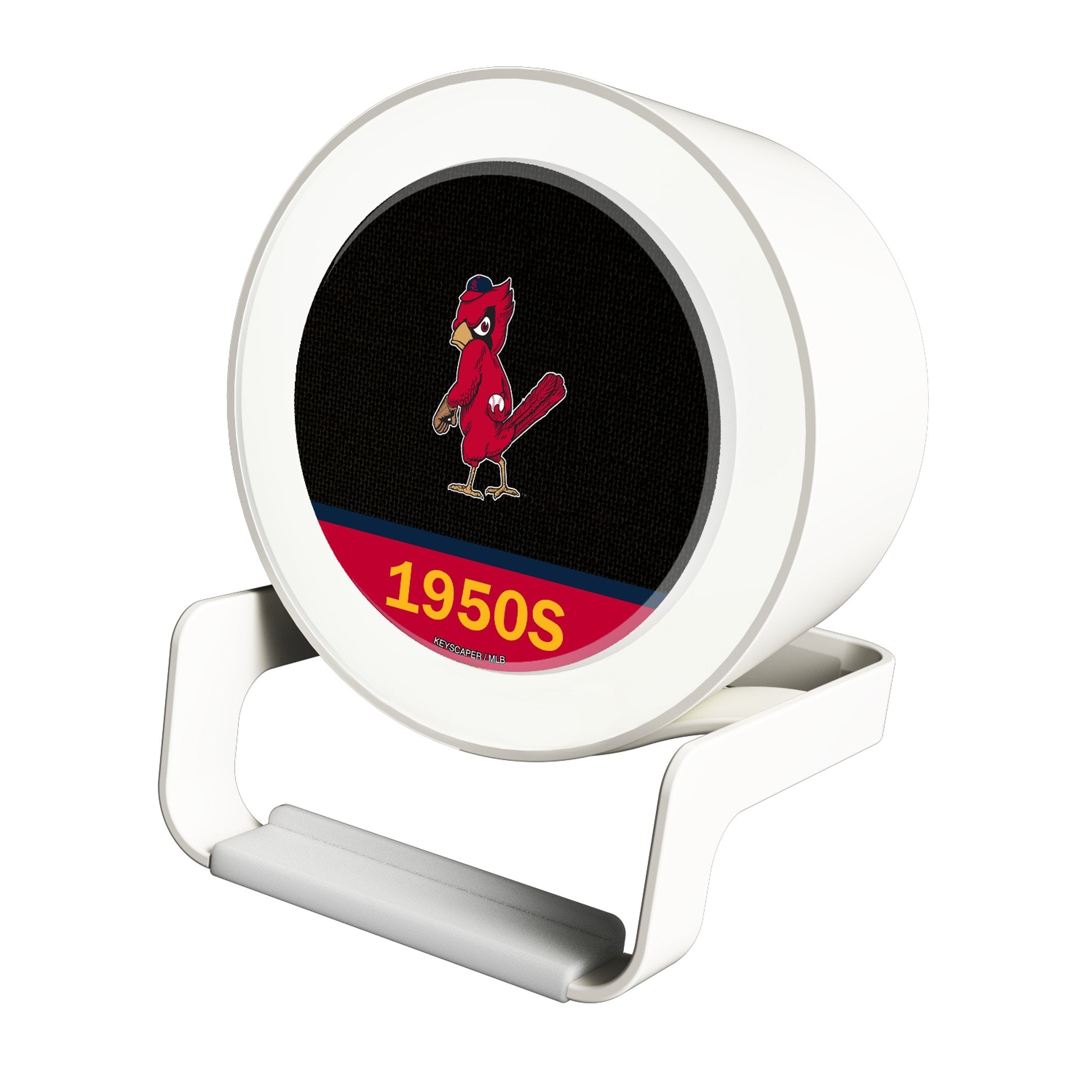 St Louis Cardinals 1950s - Cooperstown Collection Endzone Solid Night Light Charger and Bluetooth Speaker