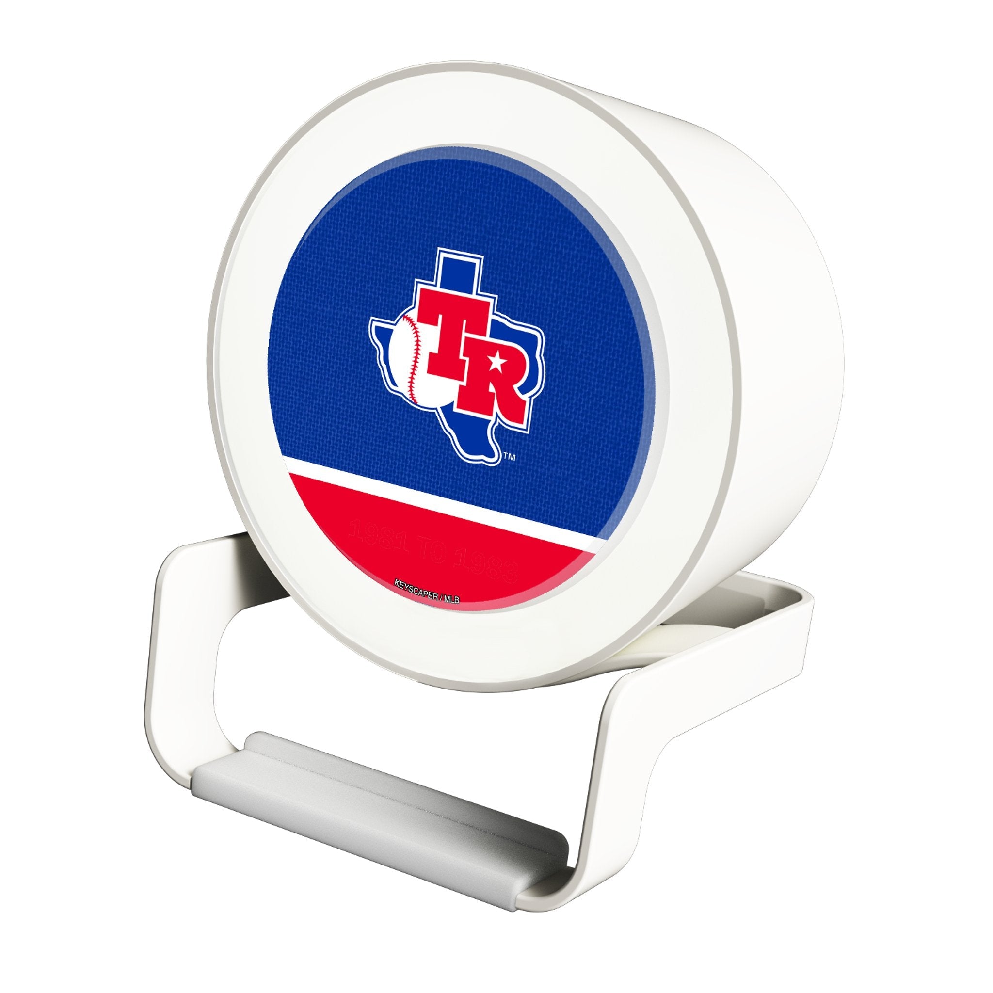 Texas Rangers 1981-1983 - Cooperstown Collection Endzone Solid Night Light Charger and Bluetooth Speaker