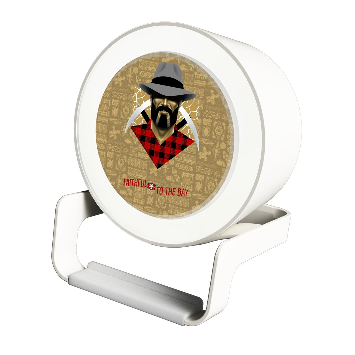 San Francisco 49ers 2024 Edition Night Light Charger and Bluetooth Speaker