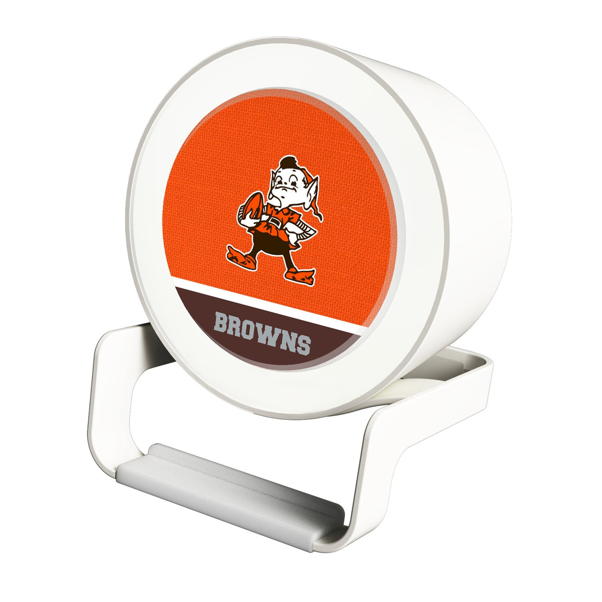 Cleveland Browns Historic Collection Endzone Solid Night Light Charger and Bluetooth Speaker
