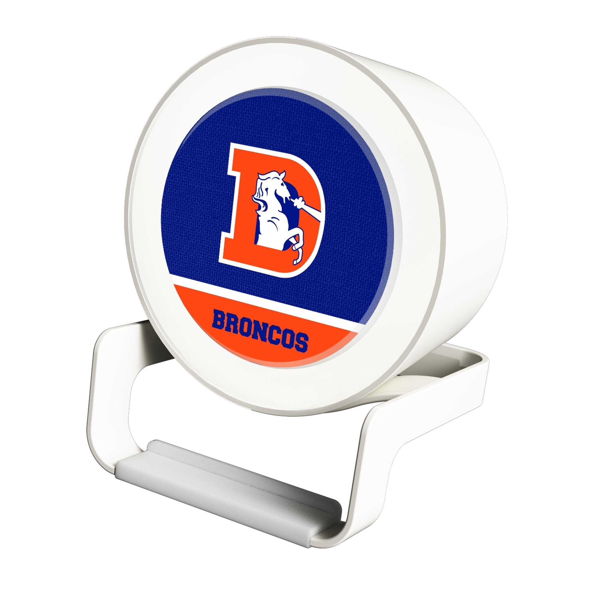 Denver Broncos 1993-1996 Historic Collection Endzone Solid Night Light Charger and Bluetooth Speaker 1