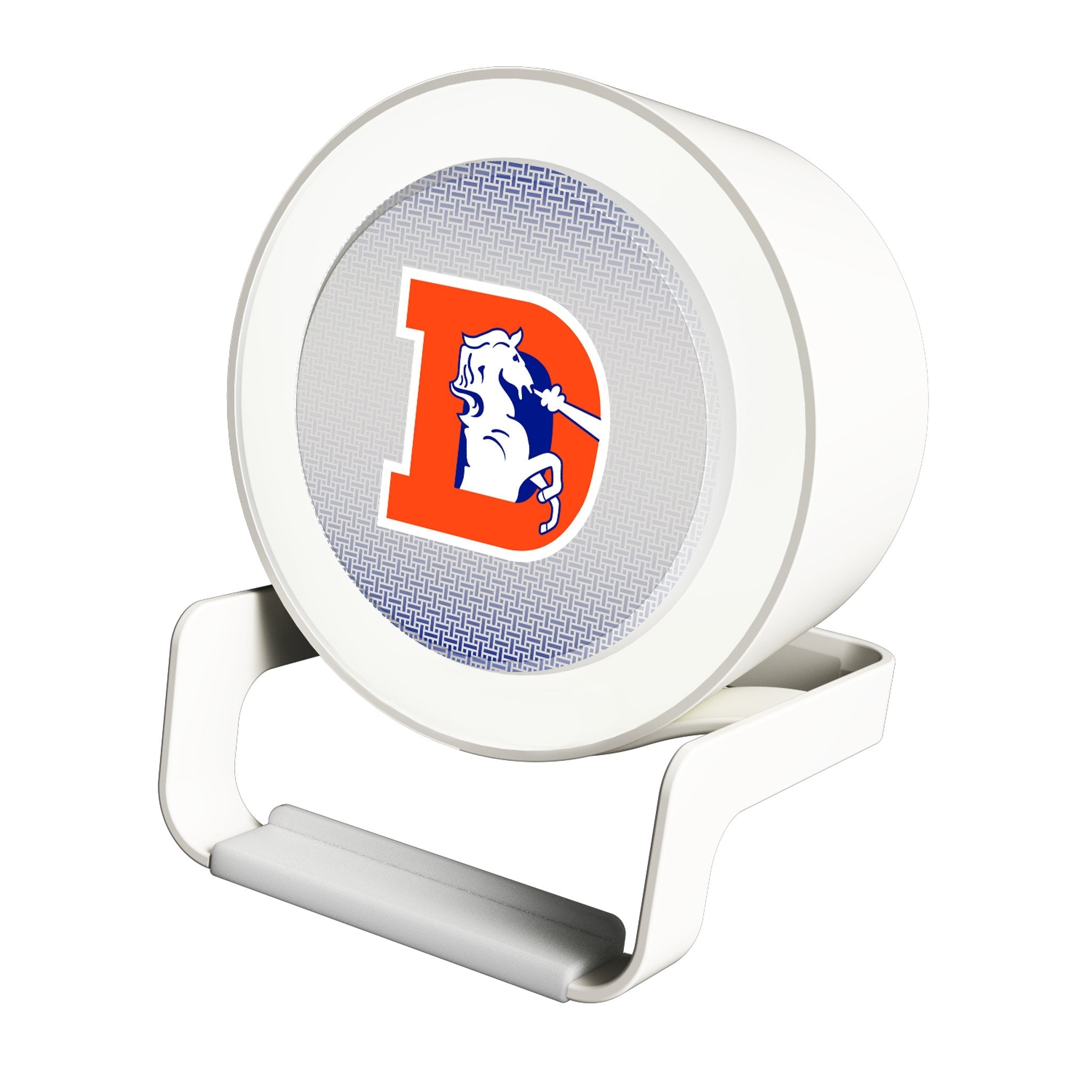 Denver Broncos 1993-1996 Historic Collection Linen Night Light Charger and Bluetooth Speaker 1