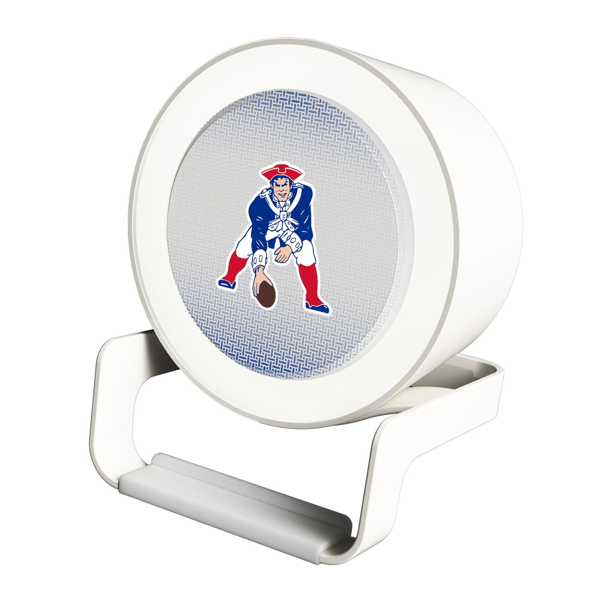 New England Patriots Historic Collection Linen Night Light Charger and Bluetooth Speaker 1