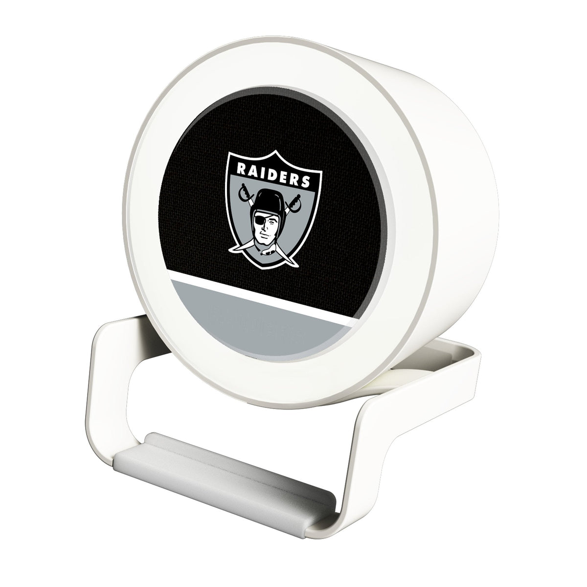 Oakland Raiders 1963 Historic Collection Endzone Solid Night Light Charger and Bluetooth Speaker 1