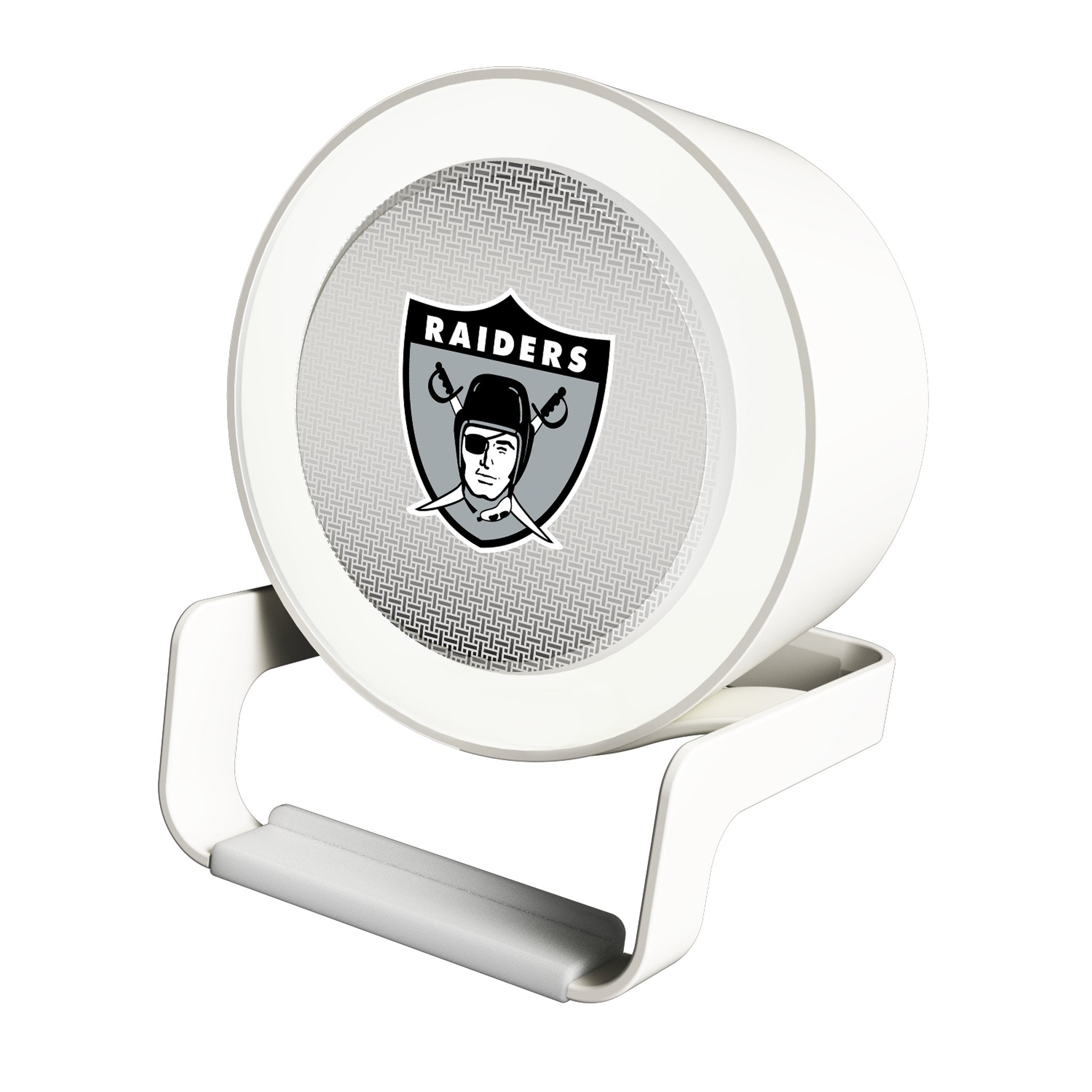 Oakland Raiders 1963 Historic Collection Linen Night Light Charger and Bluetooth Speaker 1