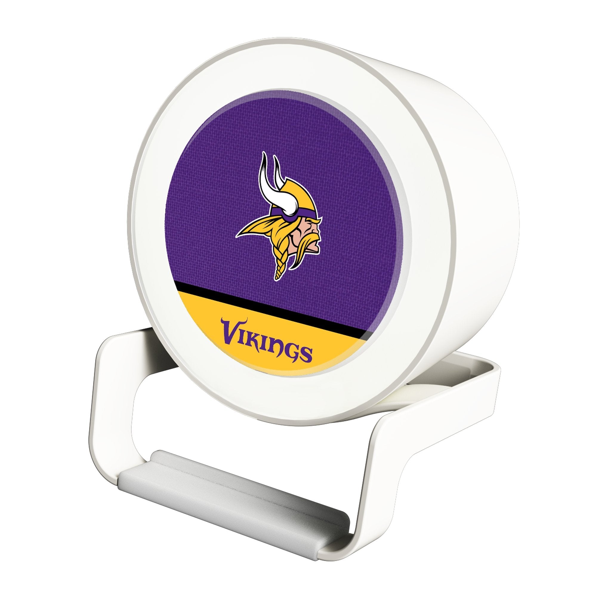 Minnesota Vikings Endzone Solid Night Light Charger and Bluetooth Speaker 1