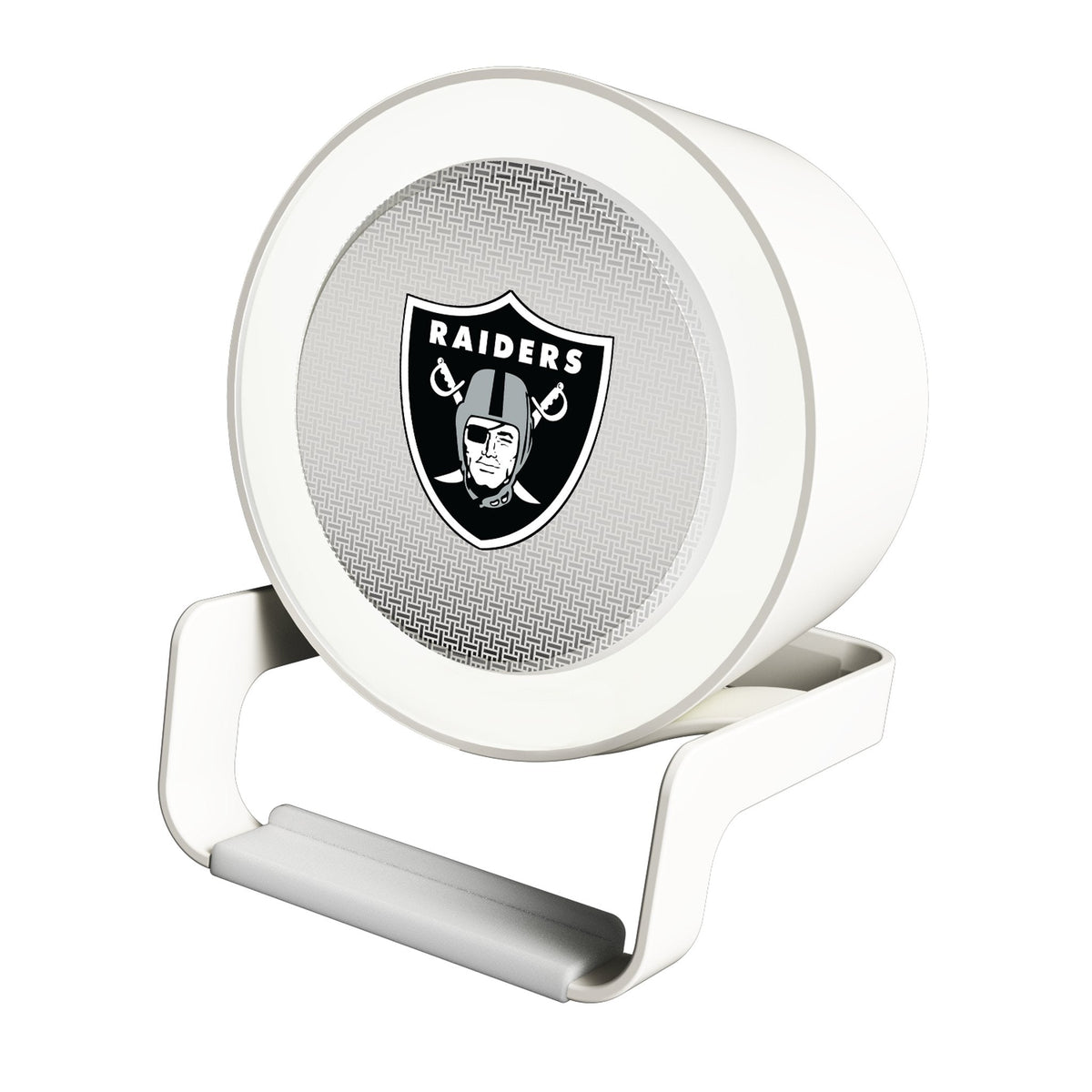 Las Vegas Raiders Linen Night Light Charger and Bluetooth Speaker 1