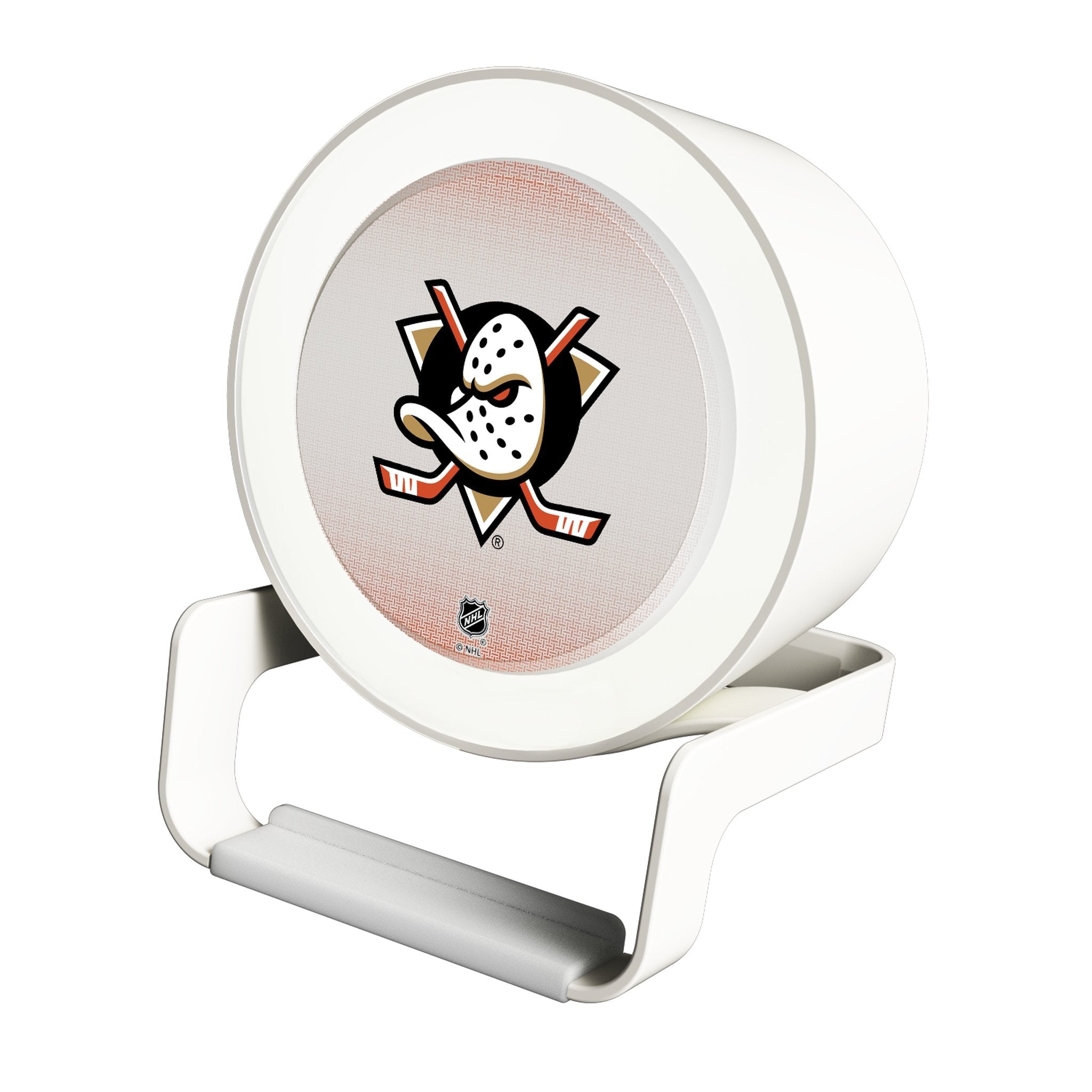 Anaheim Ducks Linen Night Light Charger and Bluetooth Speaker 1