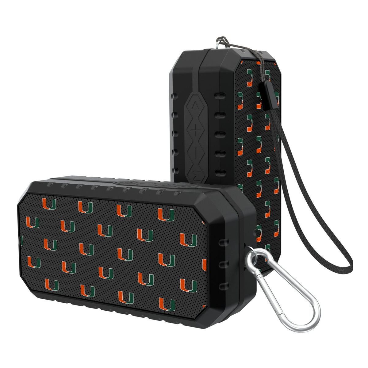 University of Miami Hurricanes Fashion Pattern Bluetooth Speaker 1