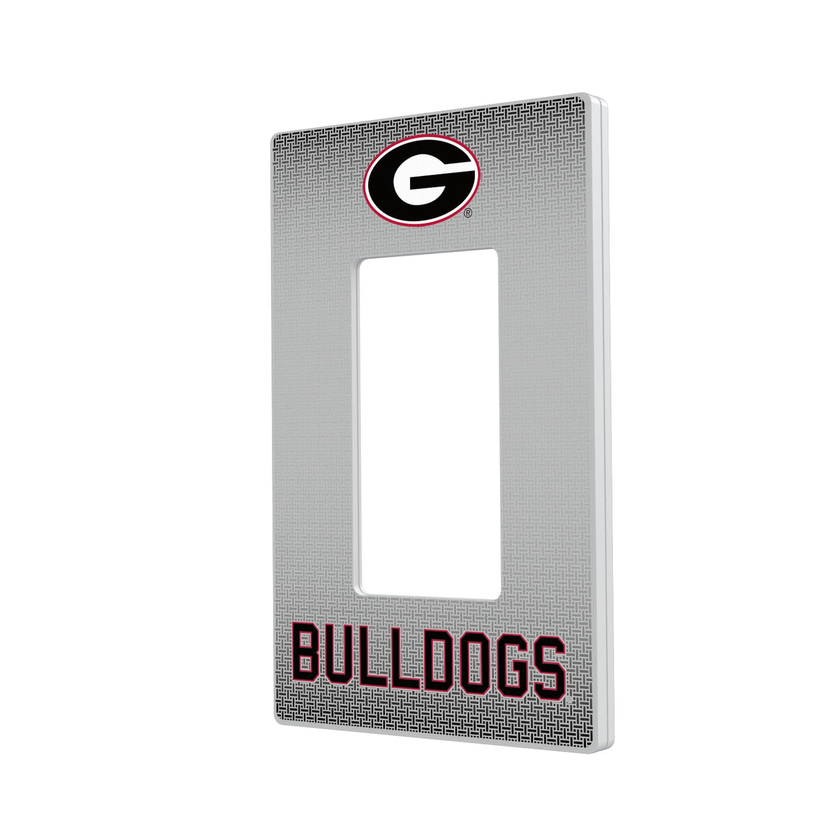 University of Georgia Bulldogs Linen Hidden-Screw Light Switch Plate 2