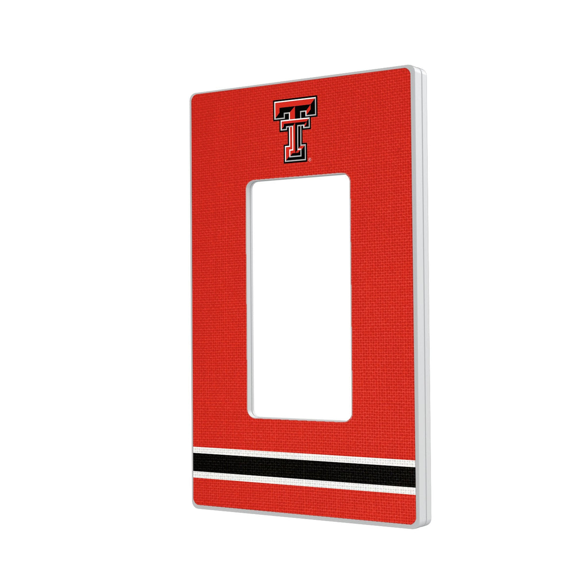 Texas Tech Red Raiders Stripe Hidden-Screw Light Switch Plate 2