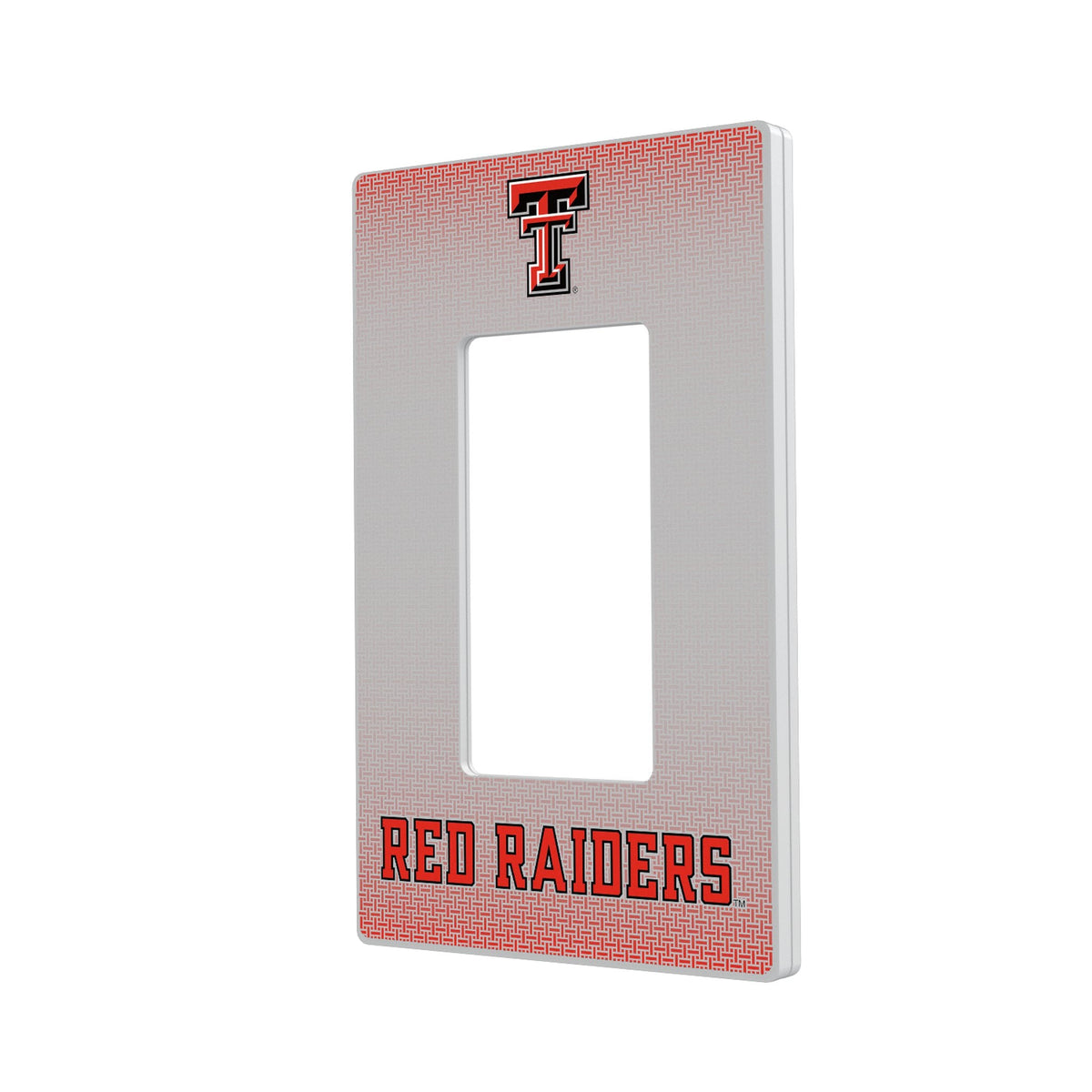 Texas Tech Red Raiders Linen Hidden-Screw Light Switch Plate 2