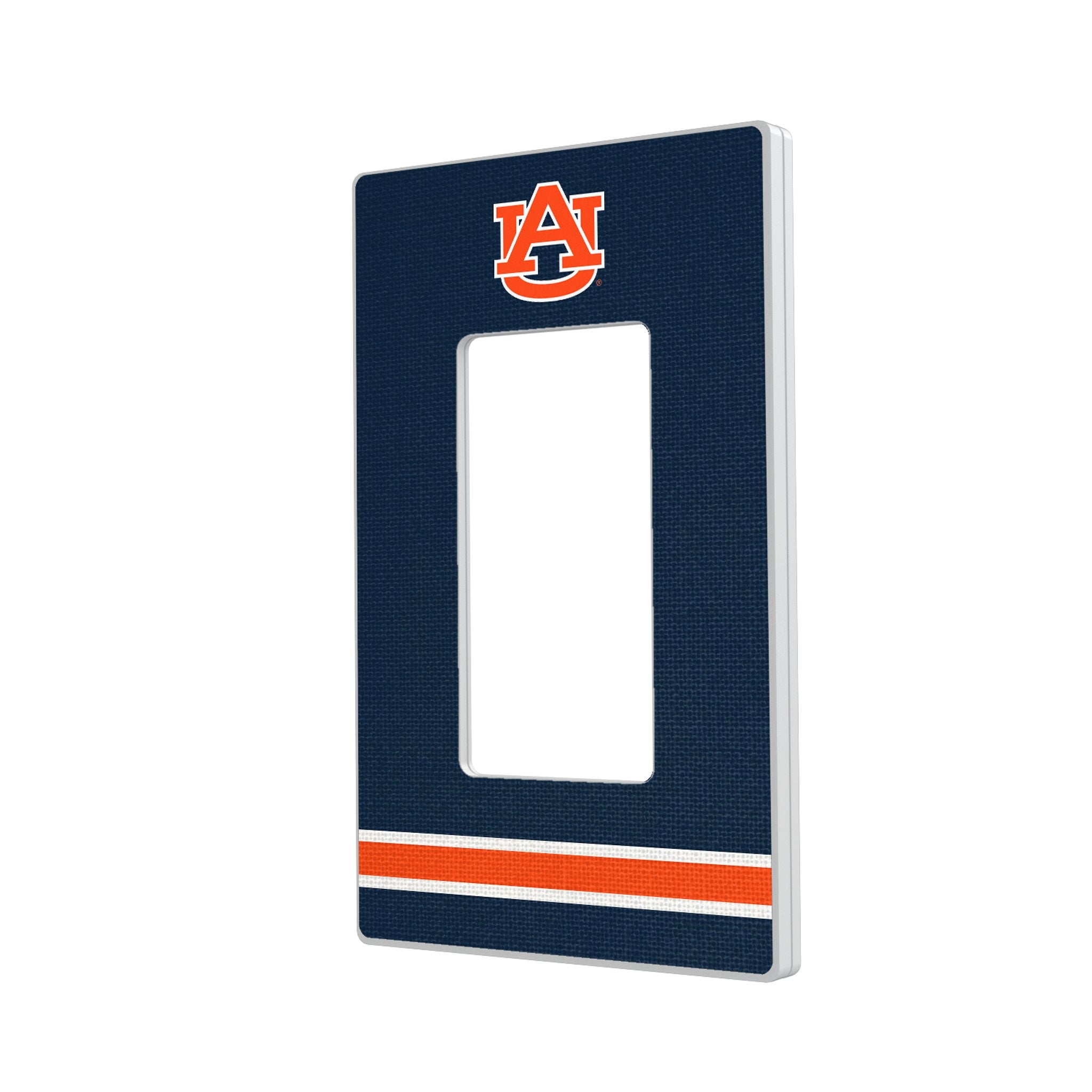 University of Auburn Tigers Stripe Hidden-Screw Light Switch Plate