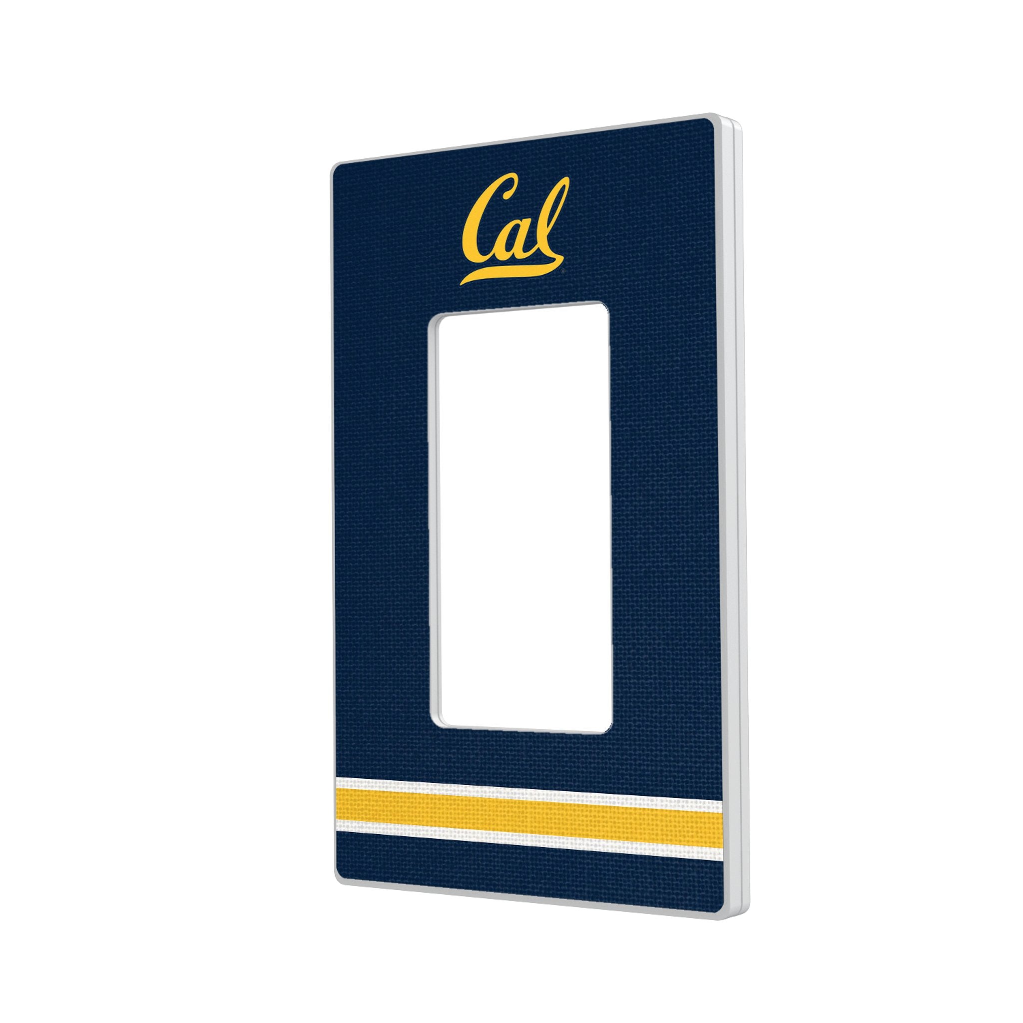 University of California Berkeley Golden Bears Stripe Hidden-Screw Light Switch Plate