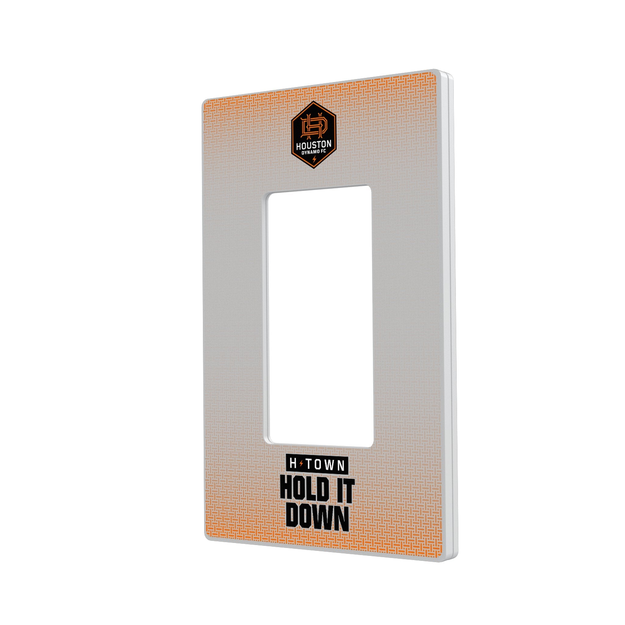 Houston Dynamo Linen Hidden-Screw Light Switch Plate