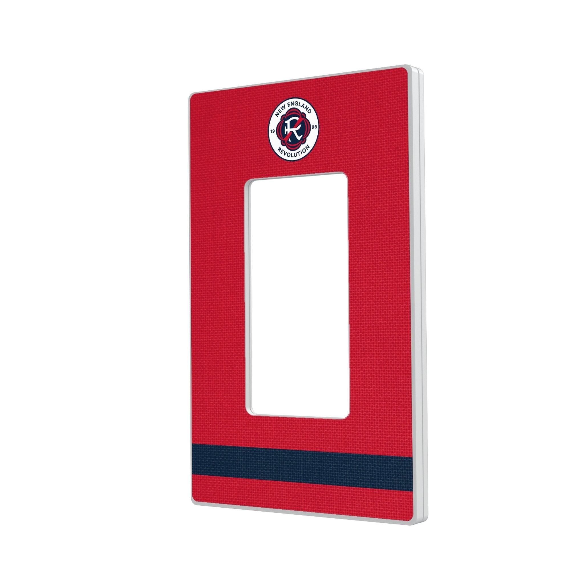 New England Revolution Stripe Hidden-Screw Light Switch Plate