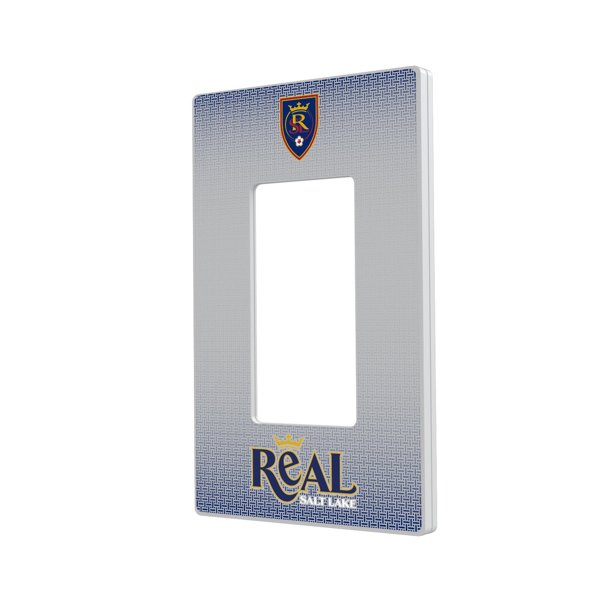 Real Salt Lake Linen Hidden-Screw Light Switch Plate