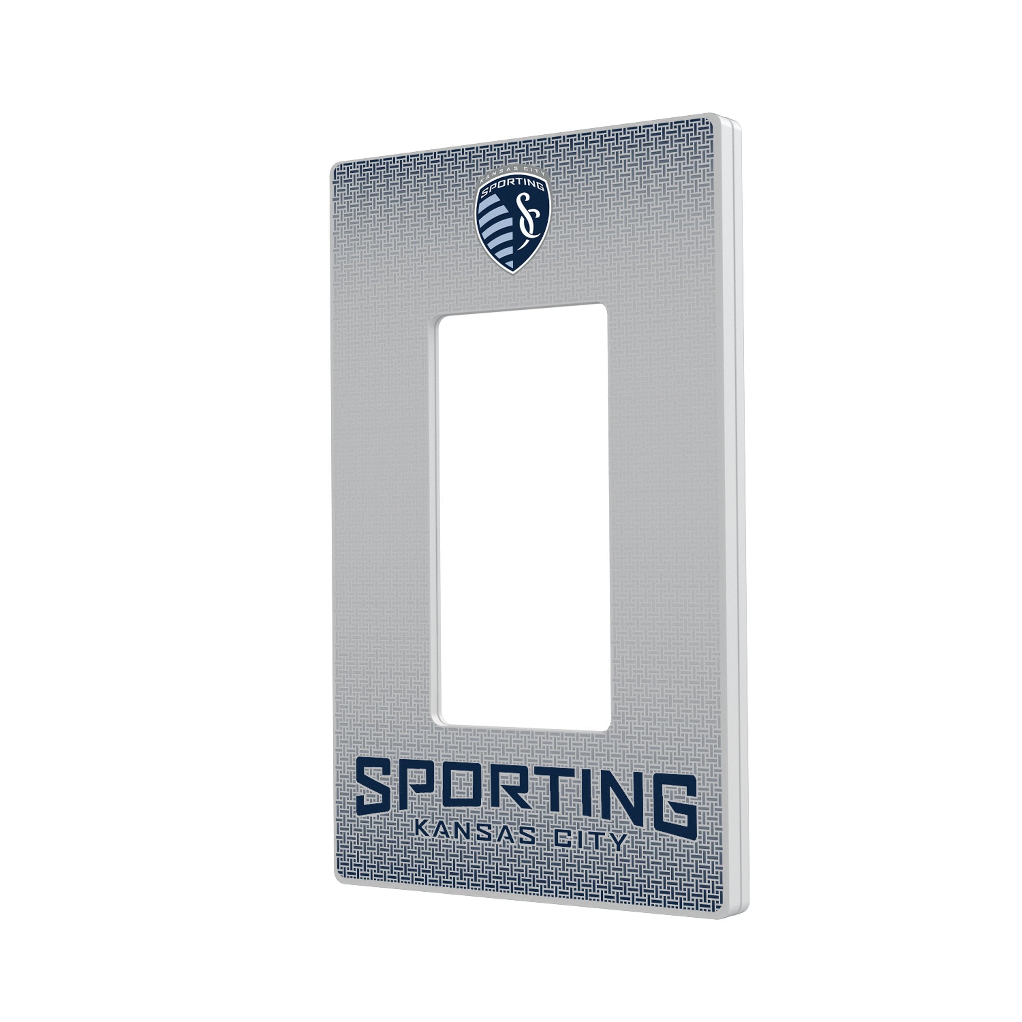 Sporting Kansas City Linen Hidden-Screw Light Switch Plate