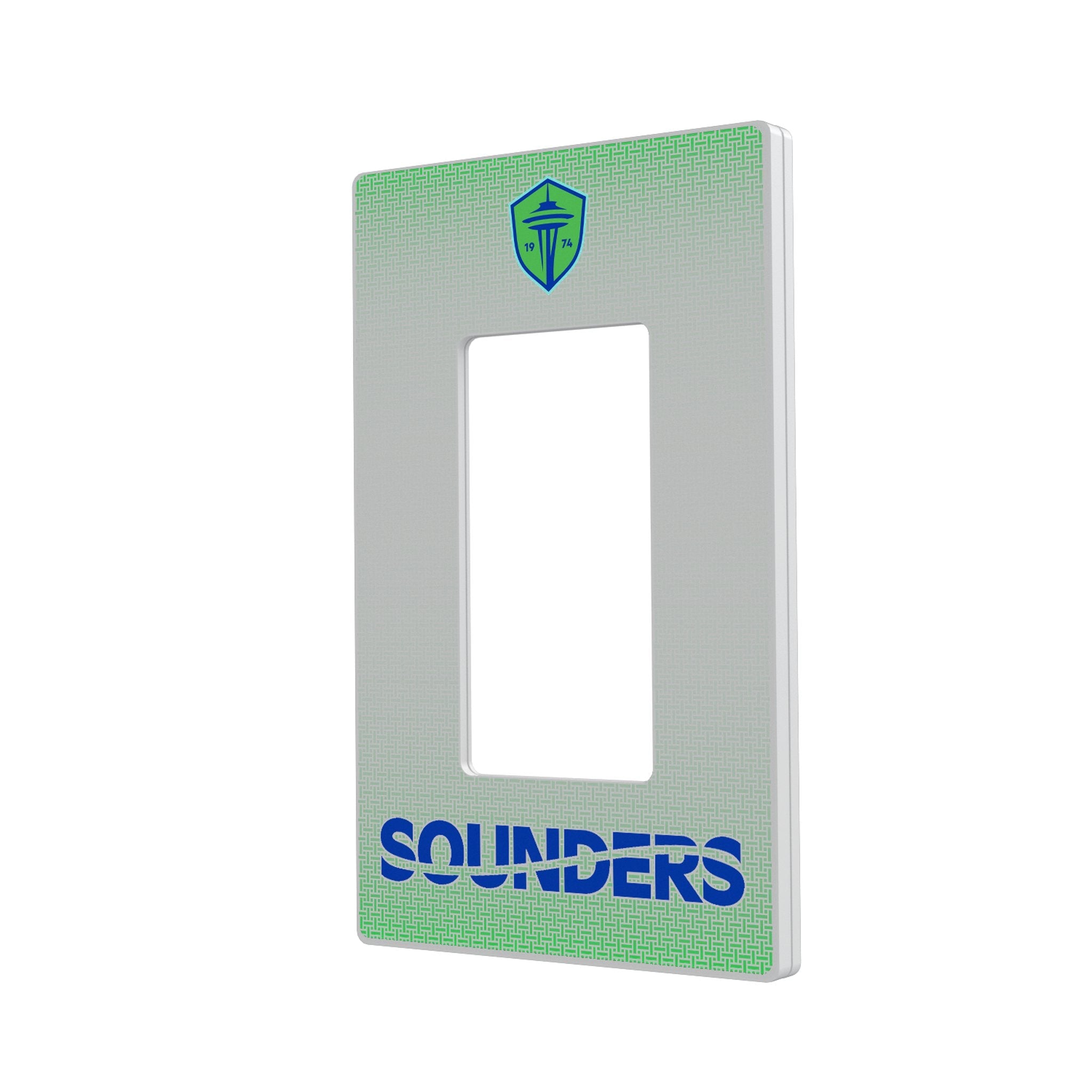 Seattle Sounders FC Linen Hidden-Screw Light Switch Plate 2