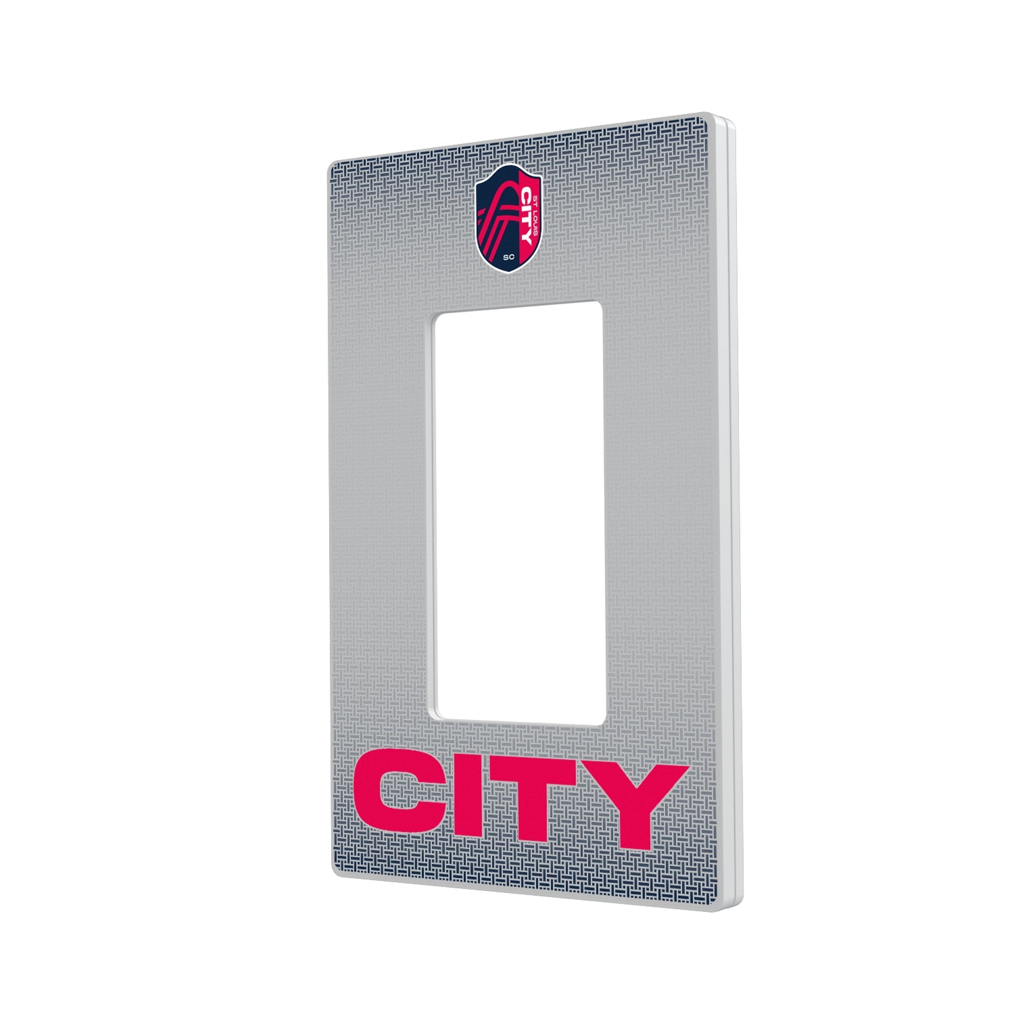 St. Louis CITY SC Linen Hidden-Screw Light Switch Plate