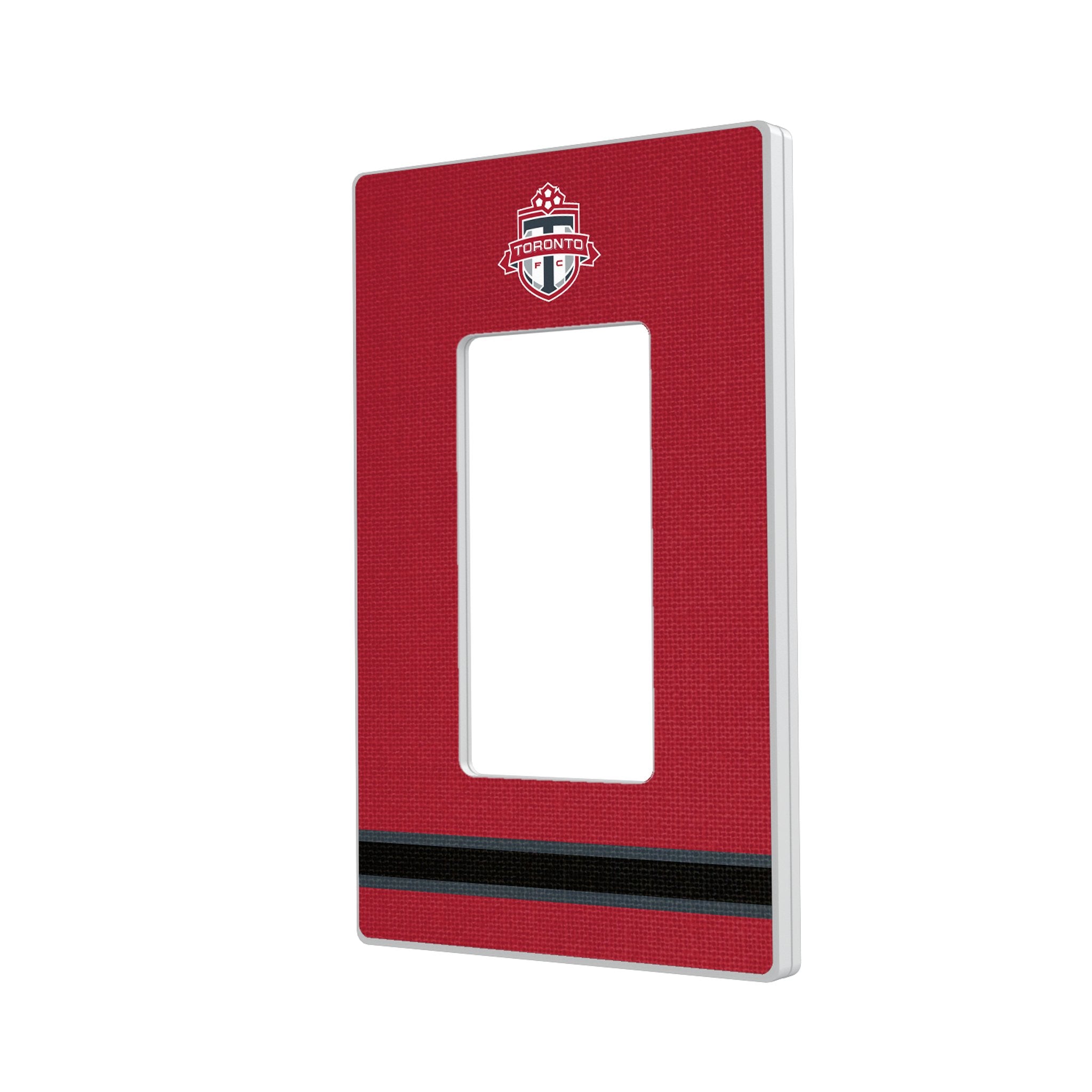 Toronto FC Stripe Hidden-Screw Light Switch Plate