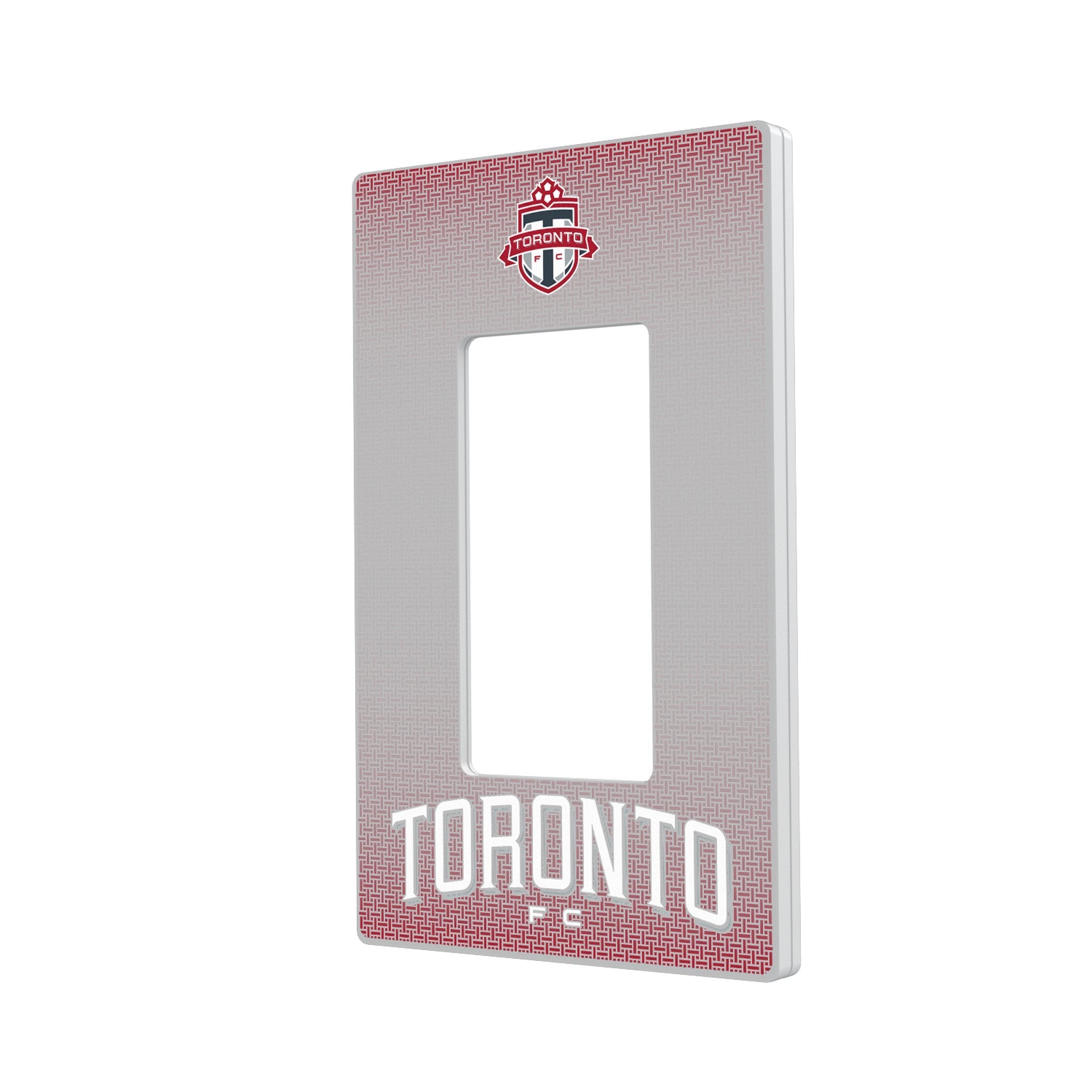 Toronto FC Linen Hidden-Screw Light Switch Plate 2