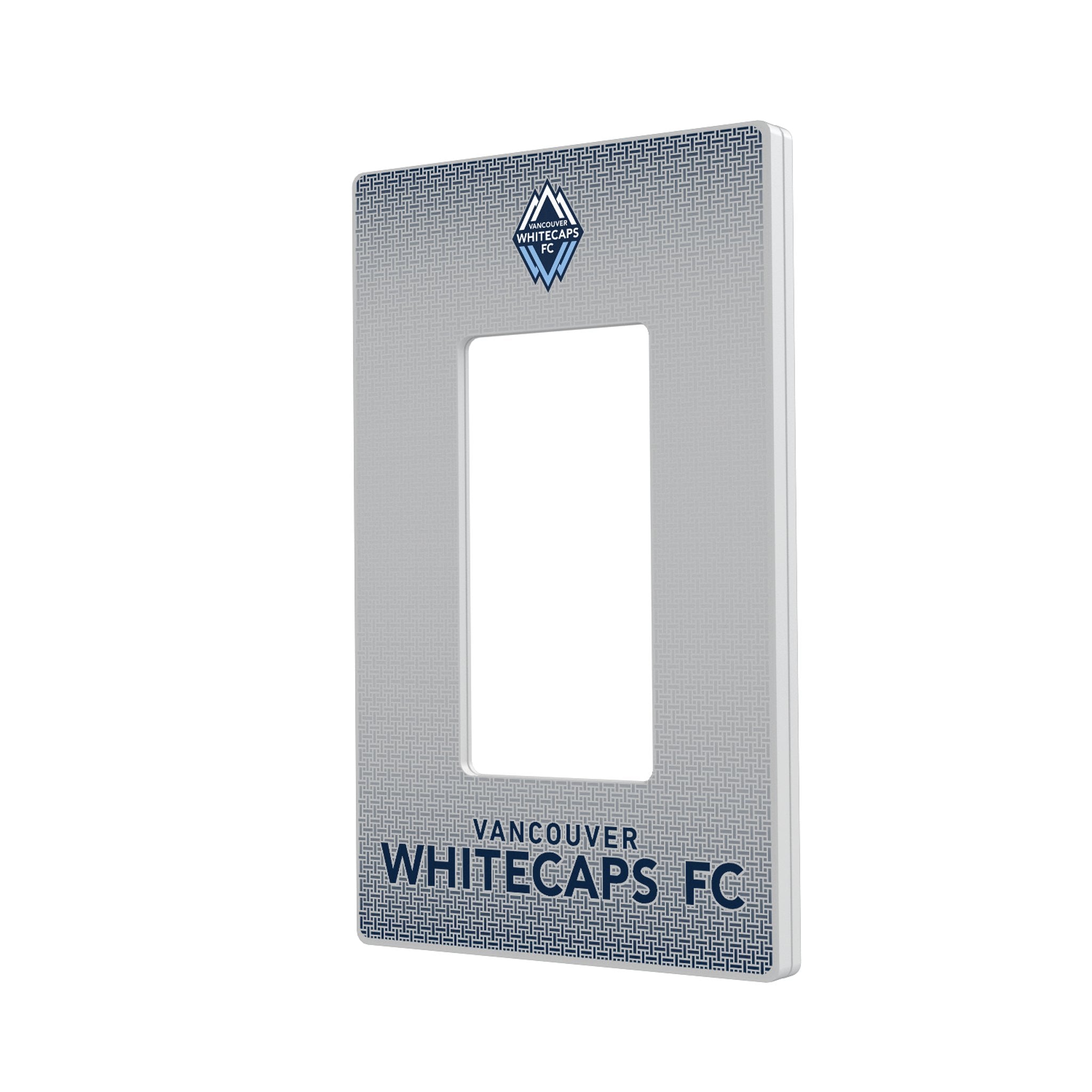 Vancouver Whitecaps Linen Hidden-Screw Light Switch Plate