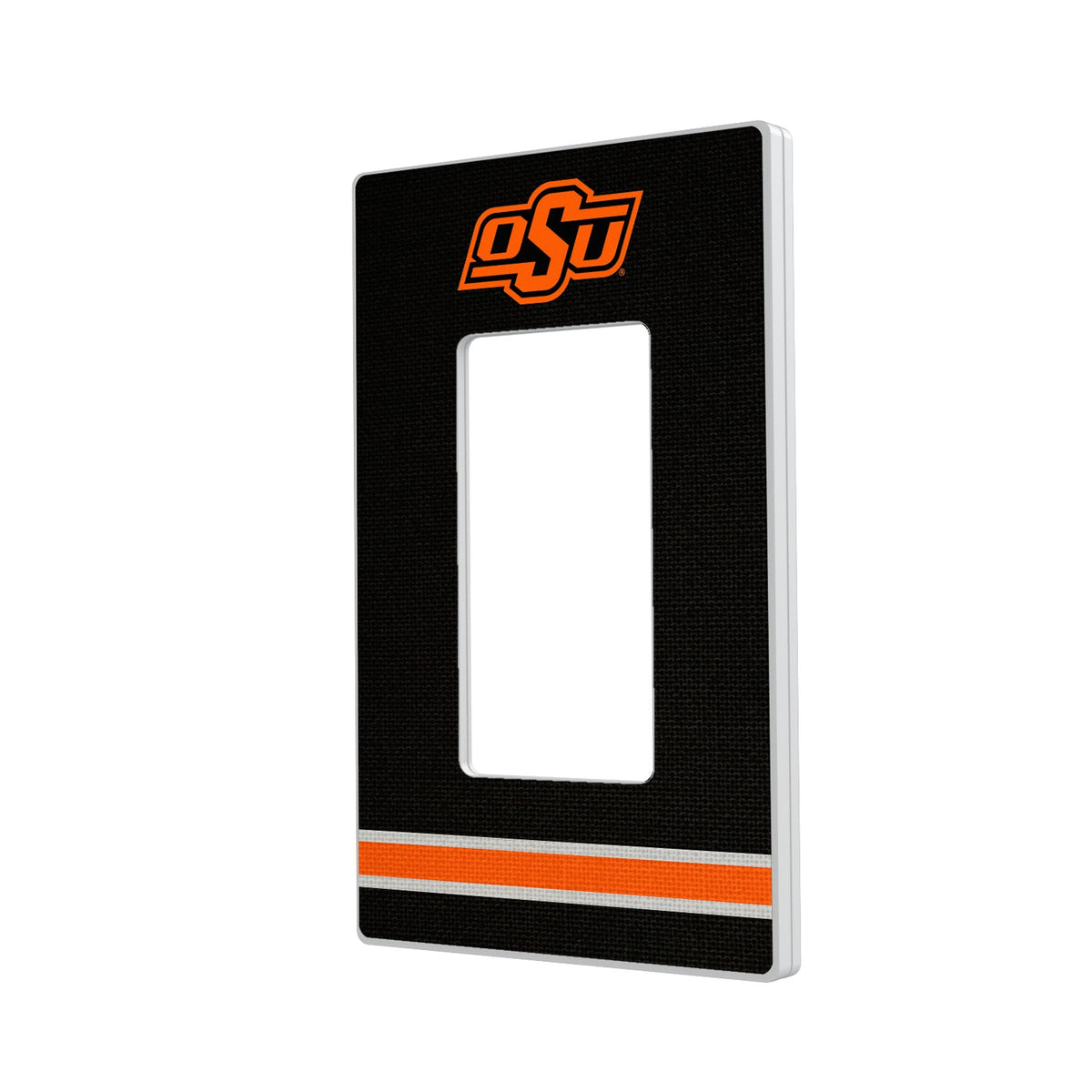 Oklahoma State University Cowboys Stripe Hidden-Screw Light Switch Plate 2
