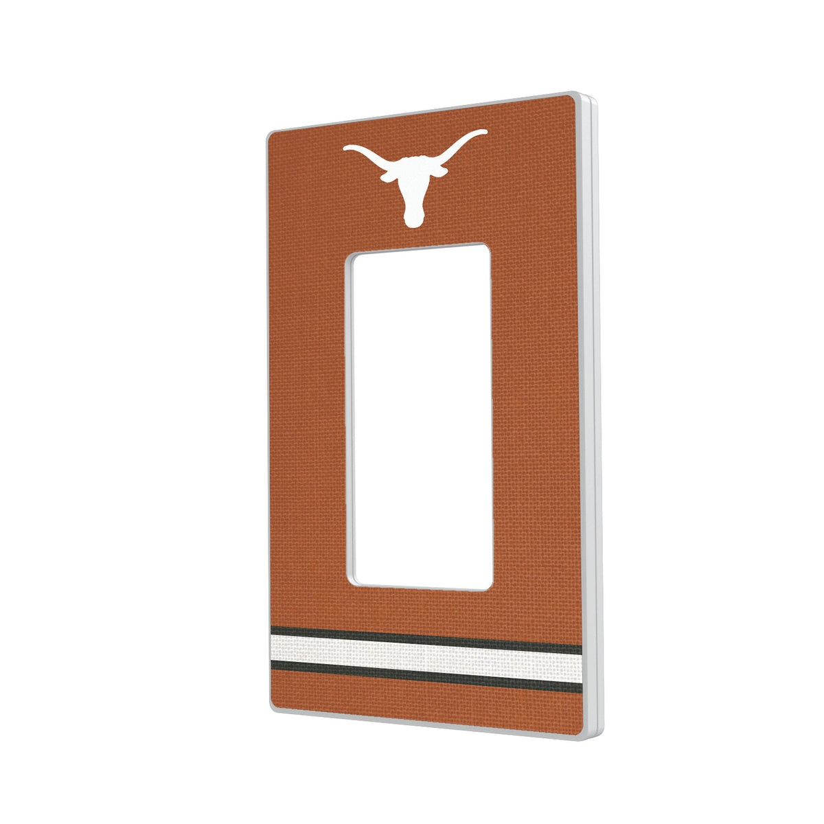 University of Texas Longhorns Stripe Hidden-Screw Light Switch Plate 2