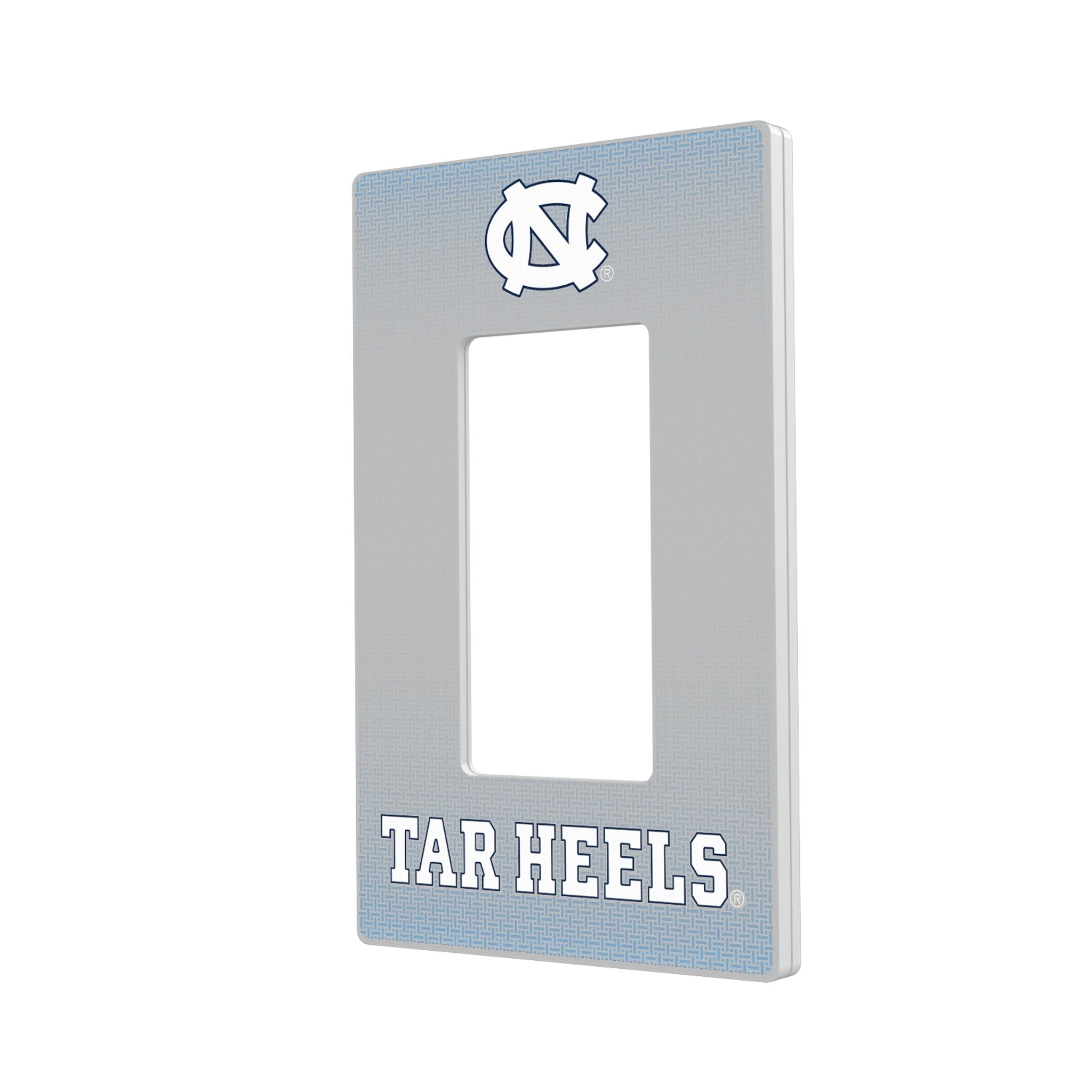 University of North Carolina Tar Heels Linen Hidden-Screw Light Switch Plate 2