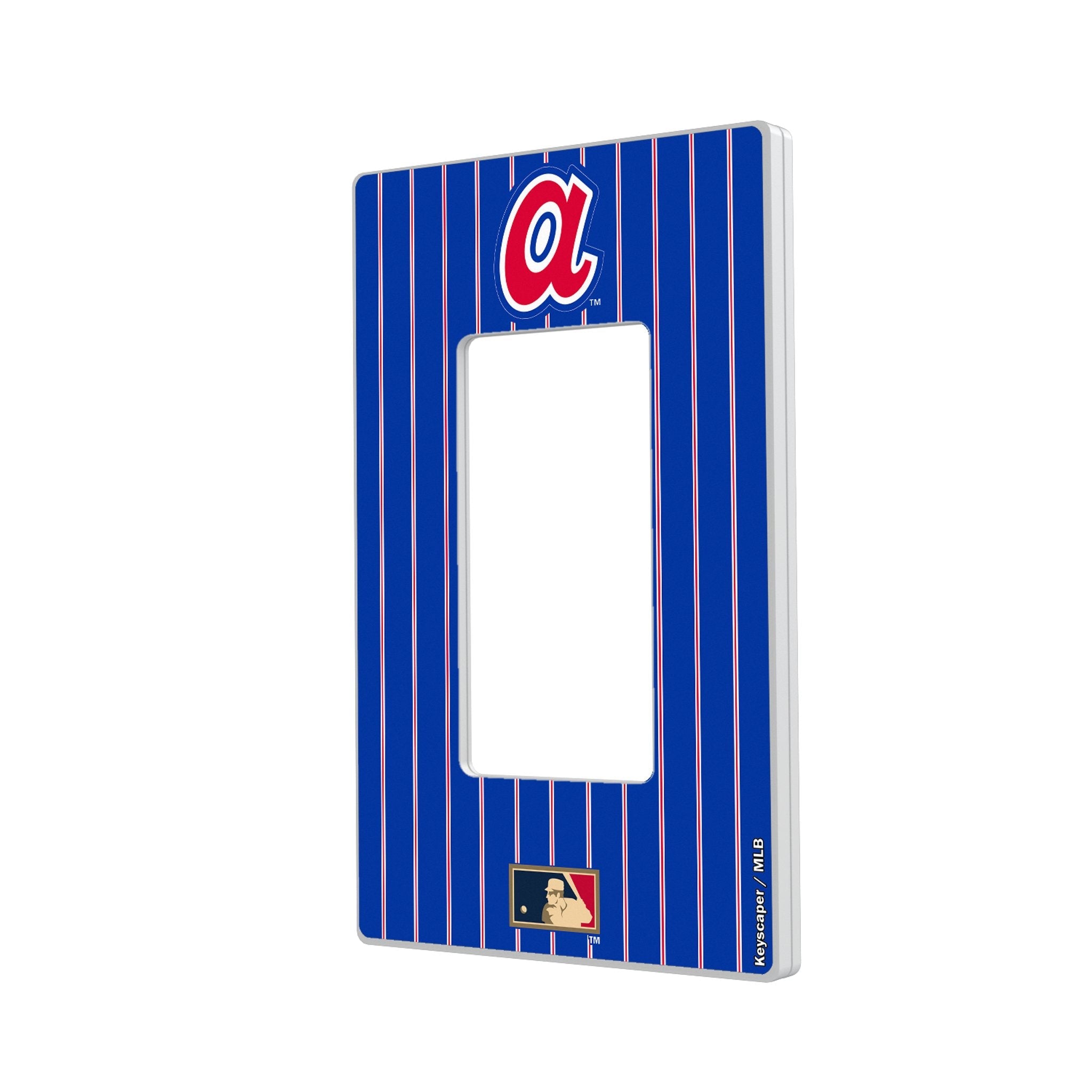 Atlanta Braves 1972-1980 - Cooperstown Collection Pinstripe Hidden-Screw Light Switch Plate 2