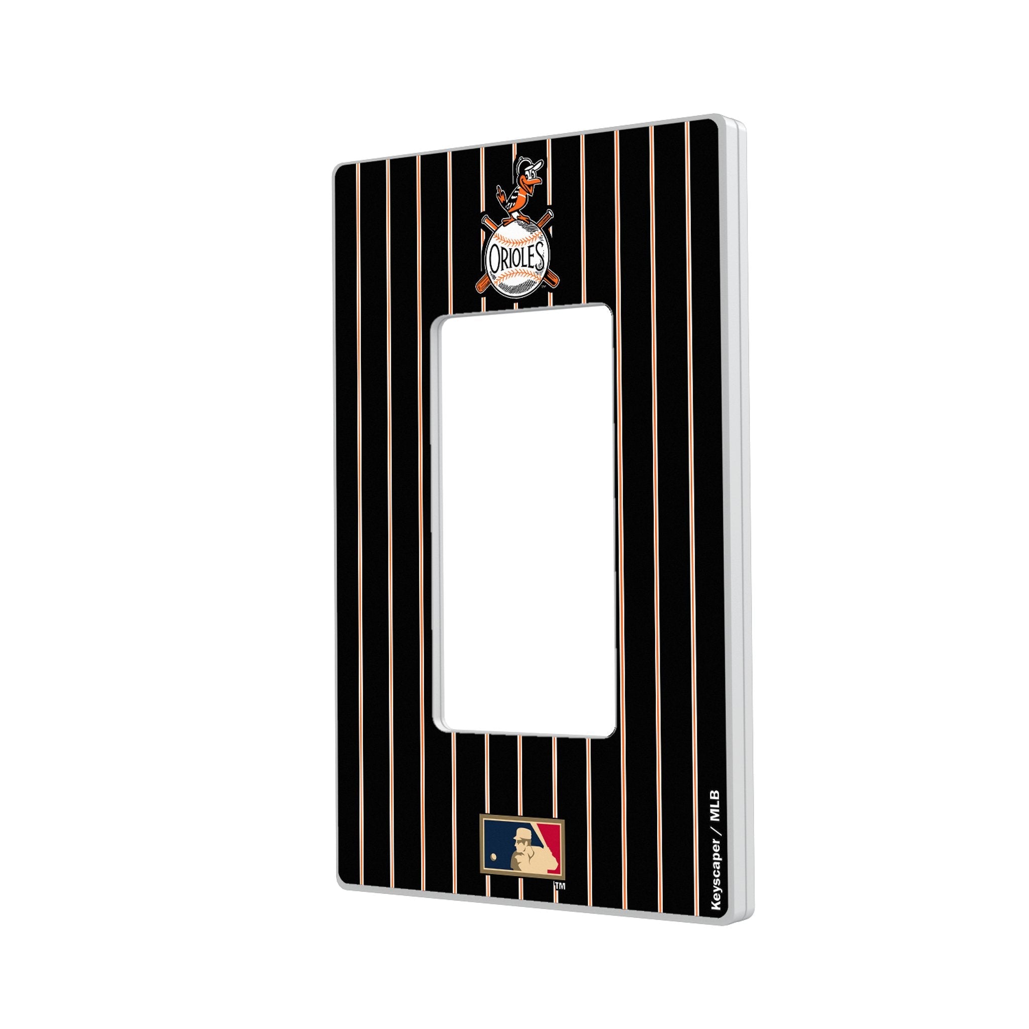 Baltimore Orioles 1954-1963 - Cooperstown Collection Pinstripe Hidden-Screw Light Switch Plate