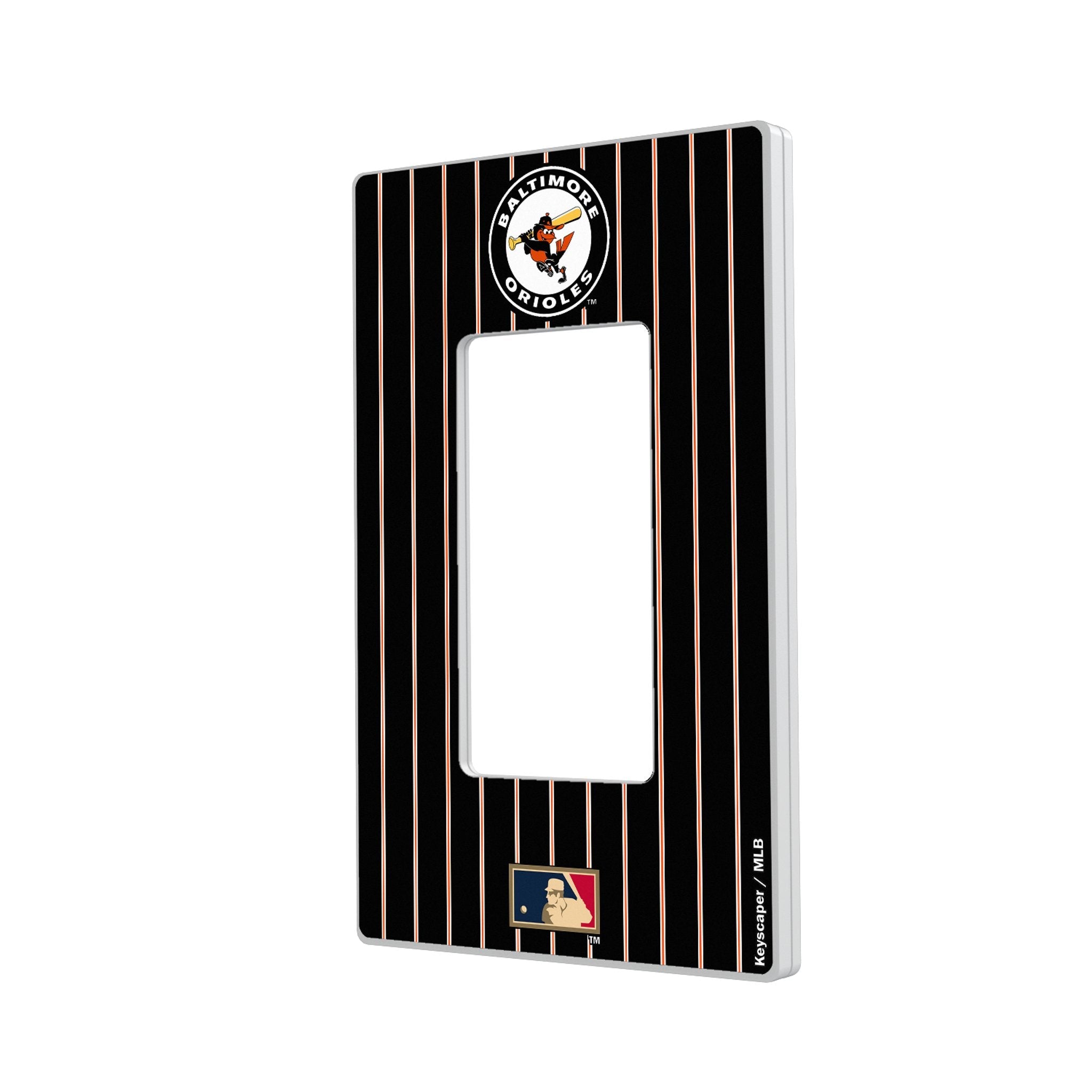 Baltimore Orioles 1966-1969 - Cooperstown Collection Pinstripe Hidden-Screw Light Switch Plate