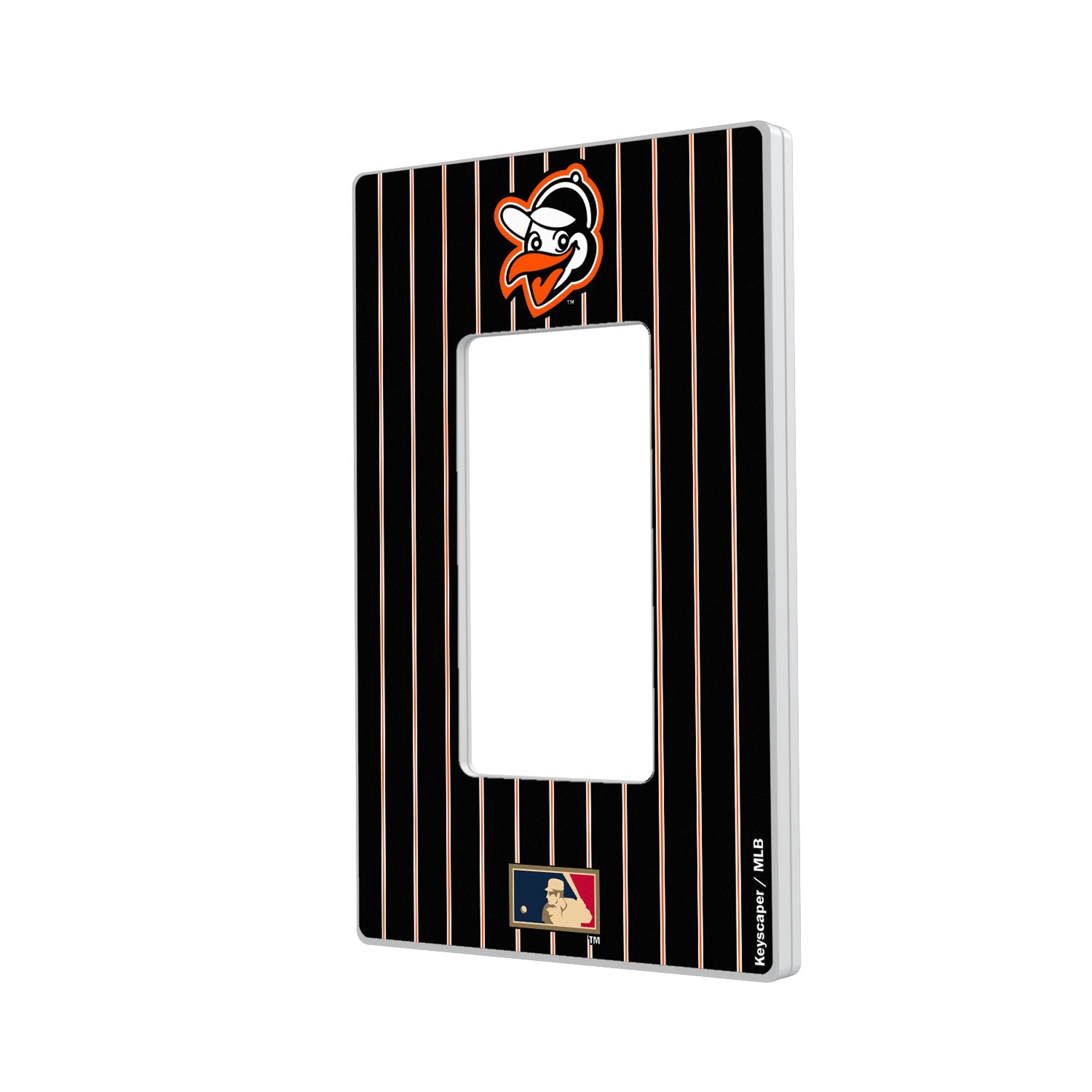 Baltimore Orioles 1955 - Cooperstown Collection Pinstripe Hidden-Screw Light Switch Plate