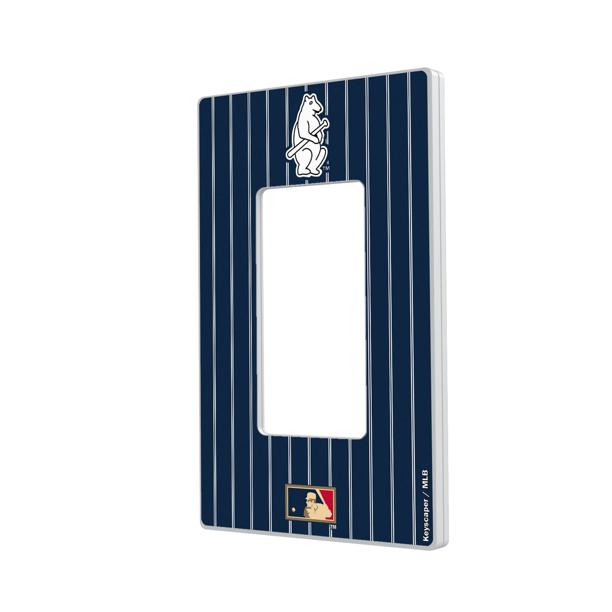 Chicago Cubs 1914 - Cooperstown Collection Pinstripe Hidden-Screw Light Switch Plate 2