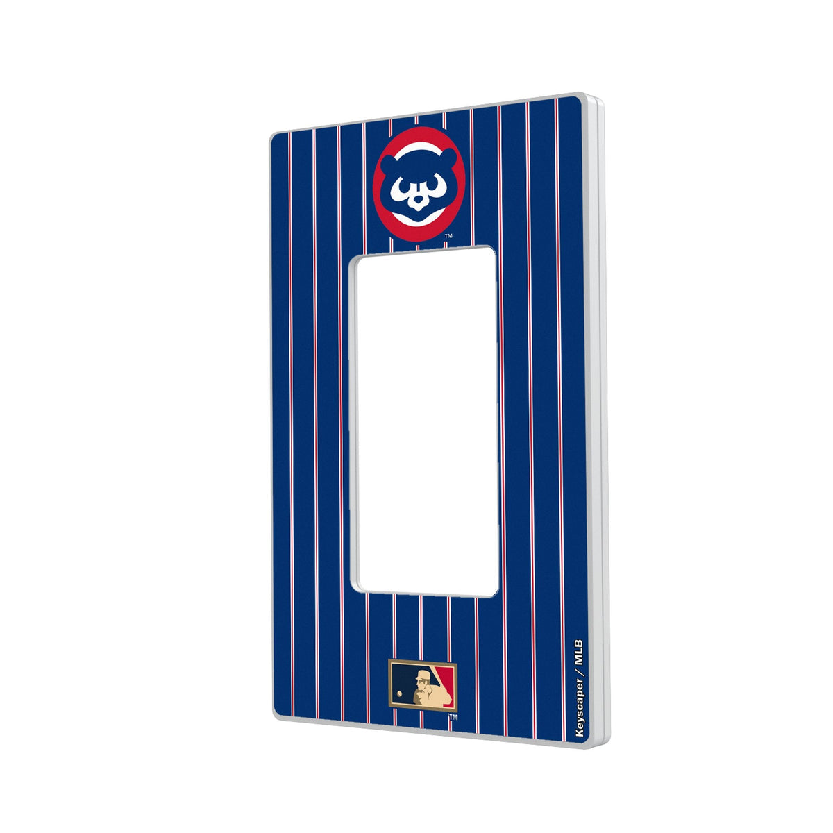 Chicago Cubs Home 1979-1993 - Cooperstown Collection Pinstripe Hidden-Screw Light Switch Plate 2