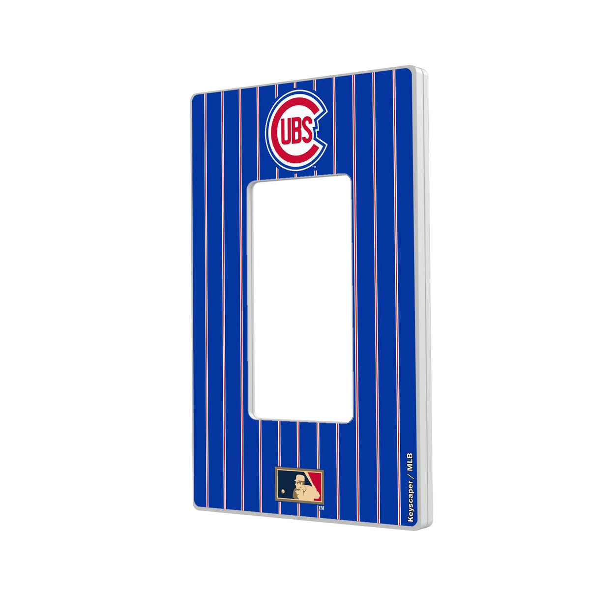 Chicago Cubs 1948-1956 - Cooperstown Collection Pinstripe Hidden-Screw Light Switch Plate 2