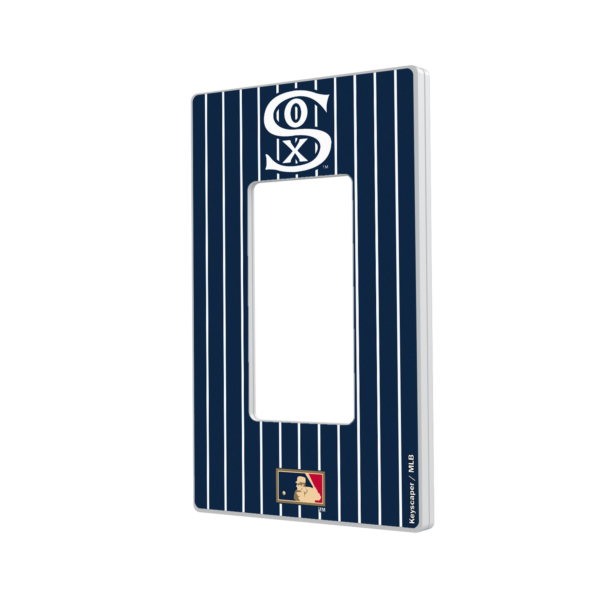 Chicago White Sox Road 1919-1921 - Cooperstown Collection Pinstripe Hidden-Screw Light Switch Plate 2