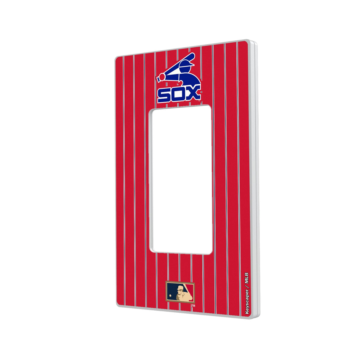 Chicago White Sox 1976-1981 - Cooperstown Collection Pinstripe Hidden-Screw Light Switch Plate 2